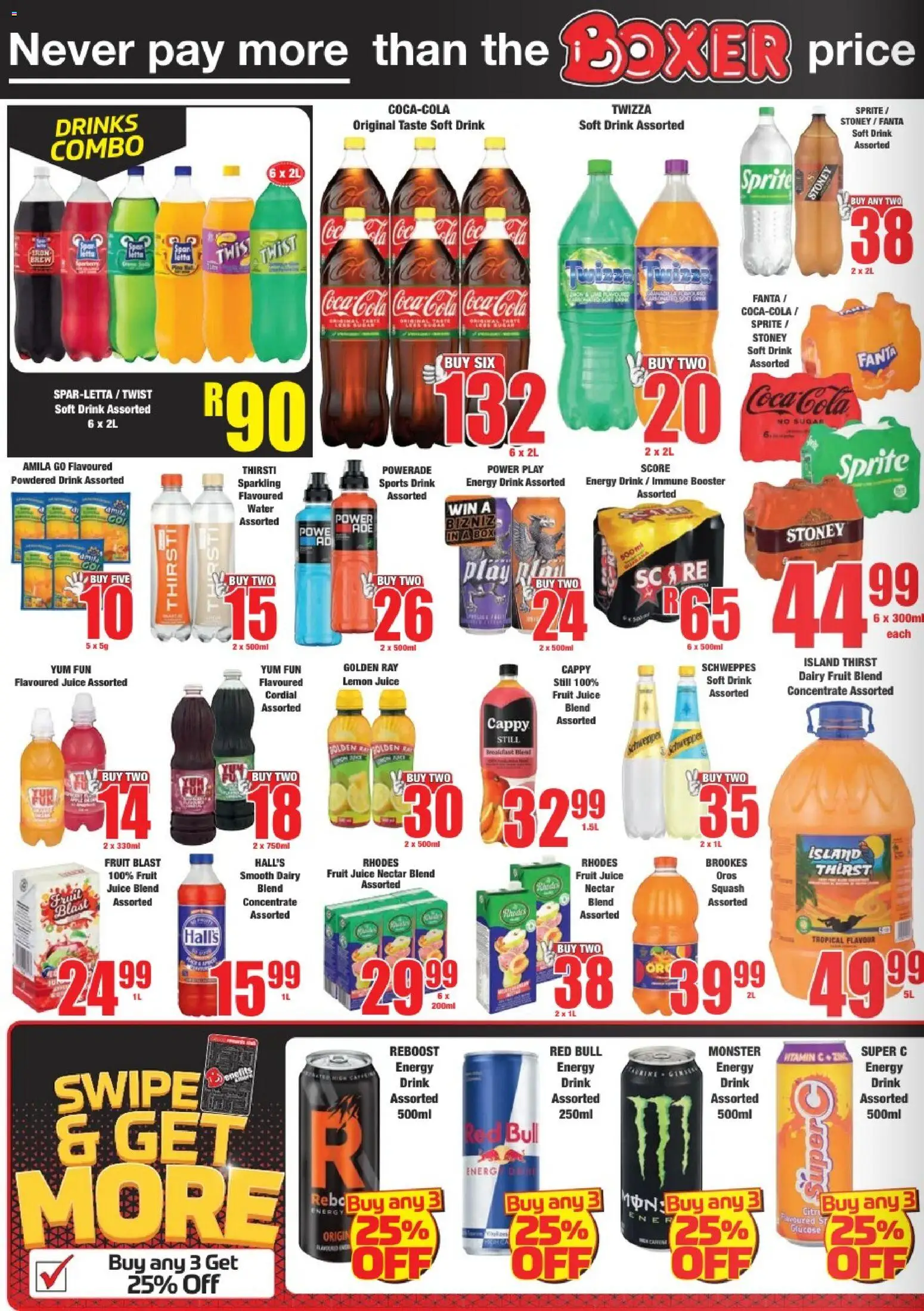 New Boxer catalogue – valid from 23/02/2026 | Page: 6 | Products: Juice, Sprite, Sugar, Sports drink