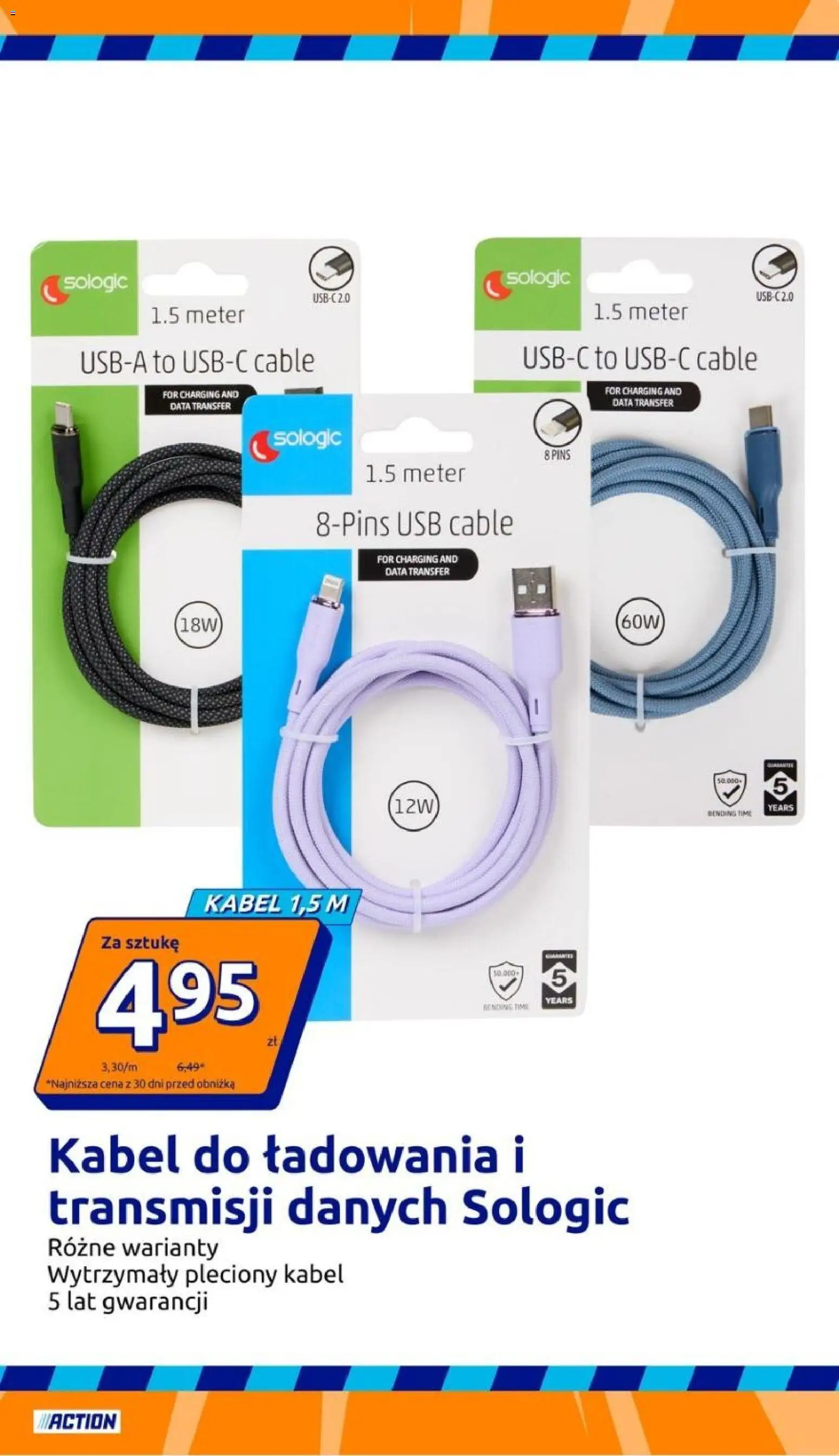 Action gazetka od 02.09.2026 | Strona: 19 | Produkty: Kabel, USB