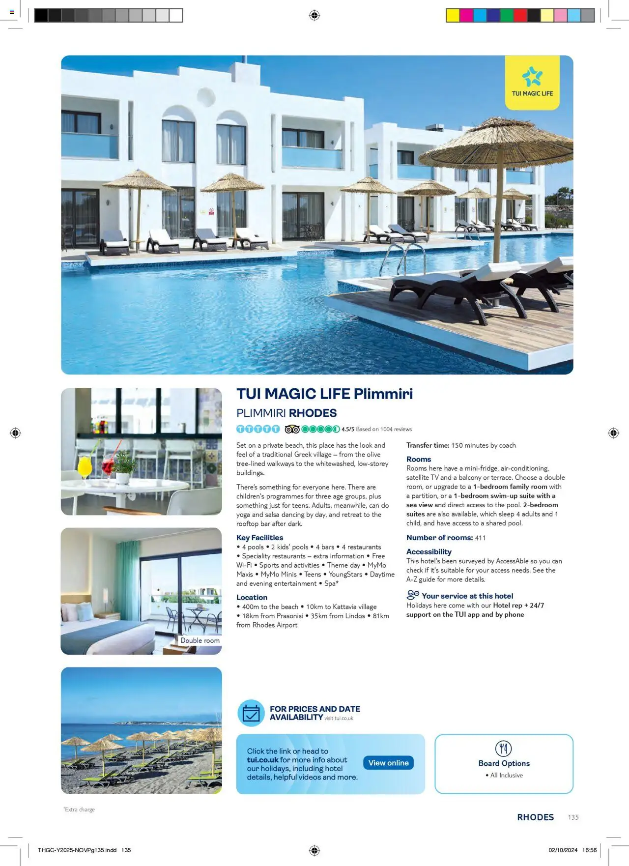 {H1} | Page: 135 | Products: Phone, TV, Satellite