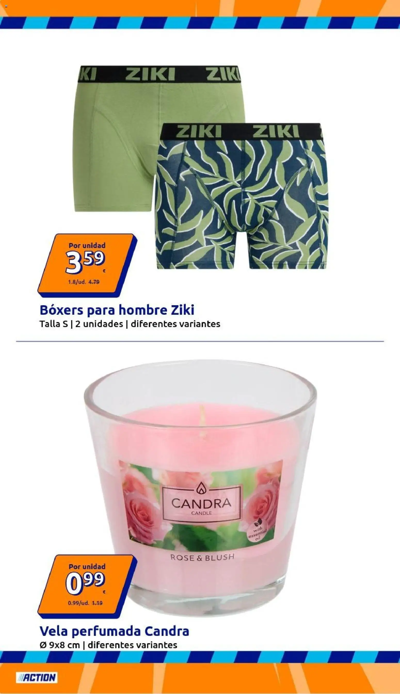 Action folleto │ válido desde el 23/09/2026 | Página: 2 | Productos: Boxers, Vela, Bóxers para hombre