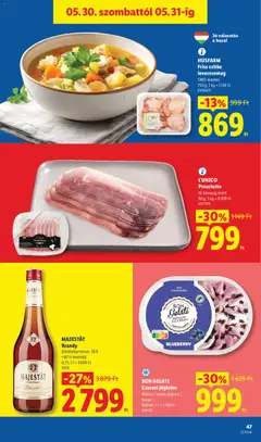 L'UNICO Prosciutto, 16 hónapig érlelt, 90 g - amely érvényes a következő dátumtól: 28.05.2026 | Oldal: 47