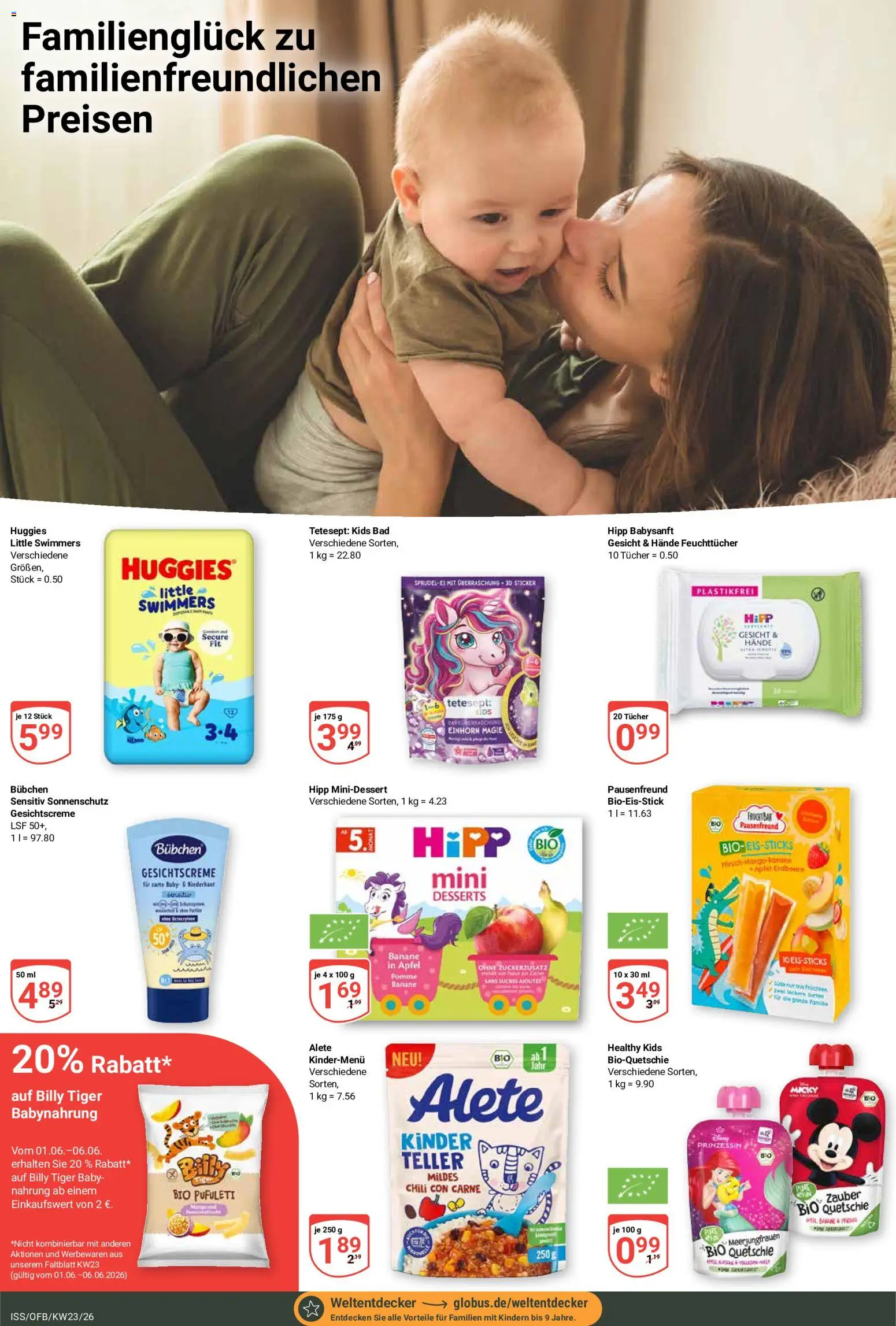 Globus Prospekt – gültig ab 01.06.2026 | Seite: 20 | Produkte: Bad, Äpfel, Babynahrung, Chili