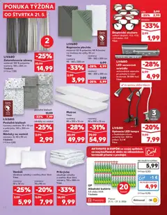 Kaufland SK akciós újság - amely érvényes a következő dátumtól: 21.05.2026 | Oldal: 62 | Termékek: Tök, Matrac, Led lámpa, Só
