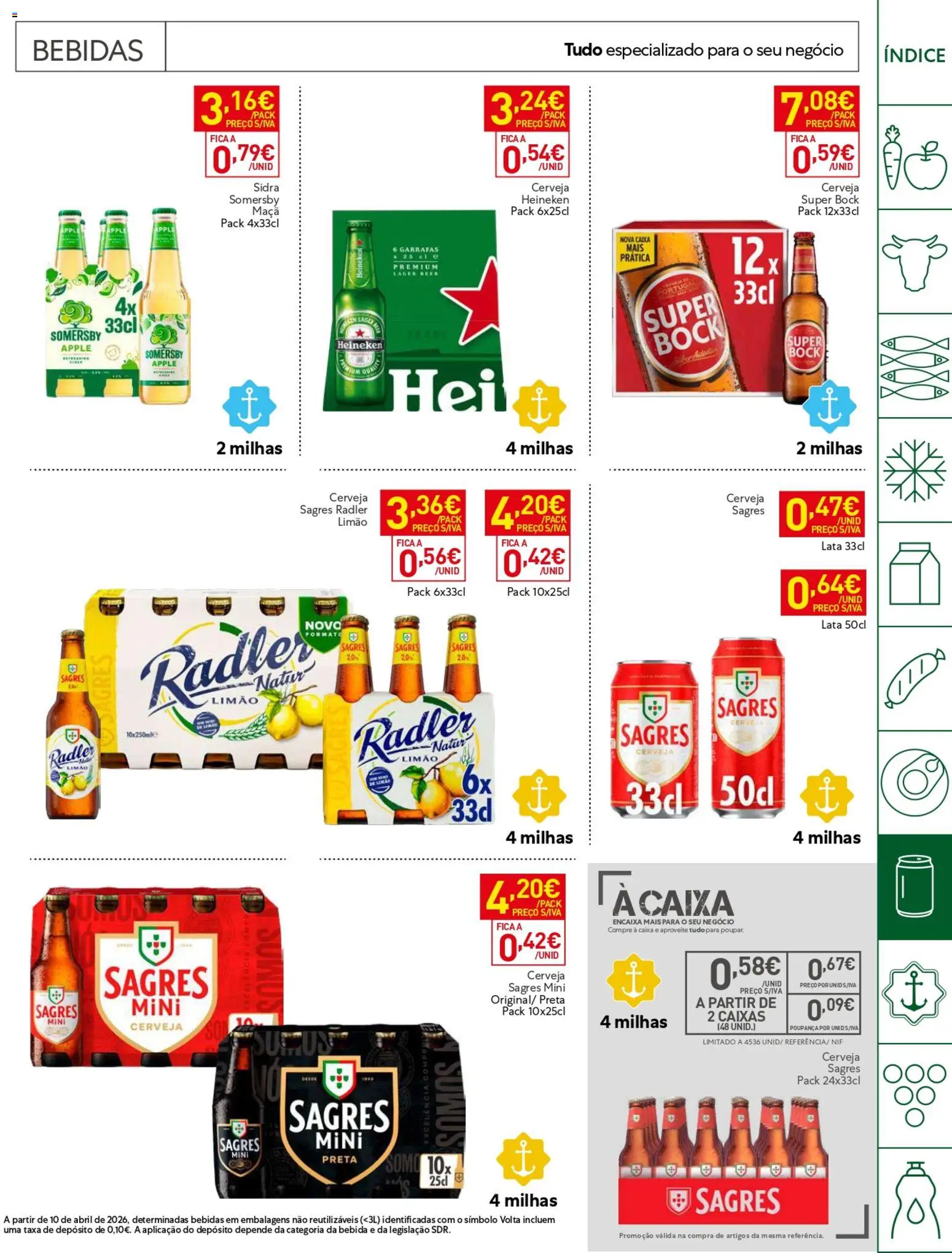 Recheio folheto Horeca │ válido de 20/10/2026 | Página: 17 | Produtos: Maça, Cerveja, Somersby, Bebida