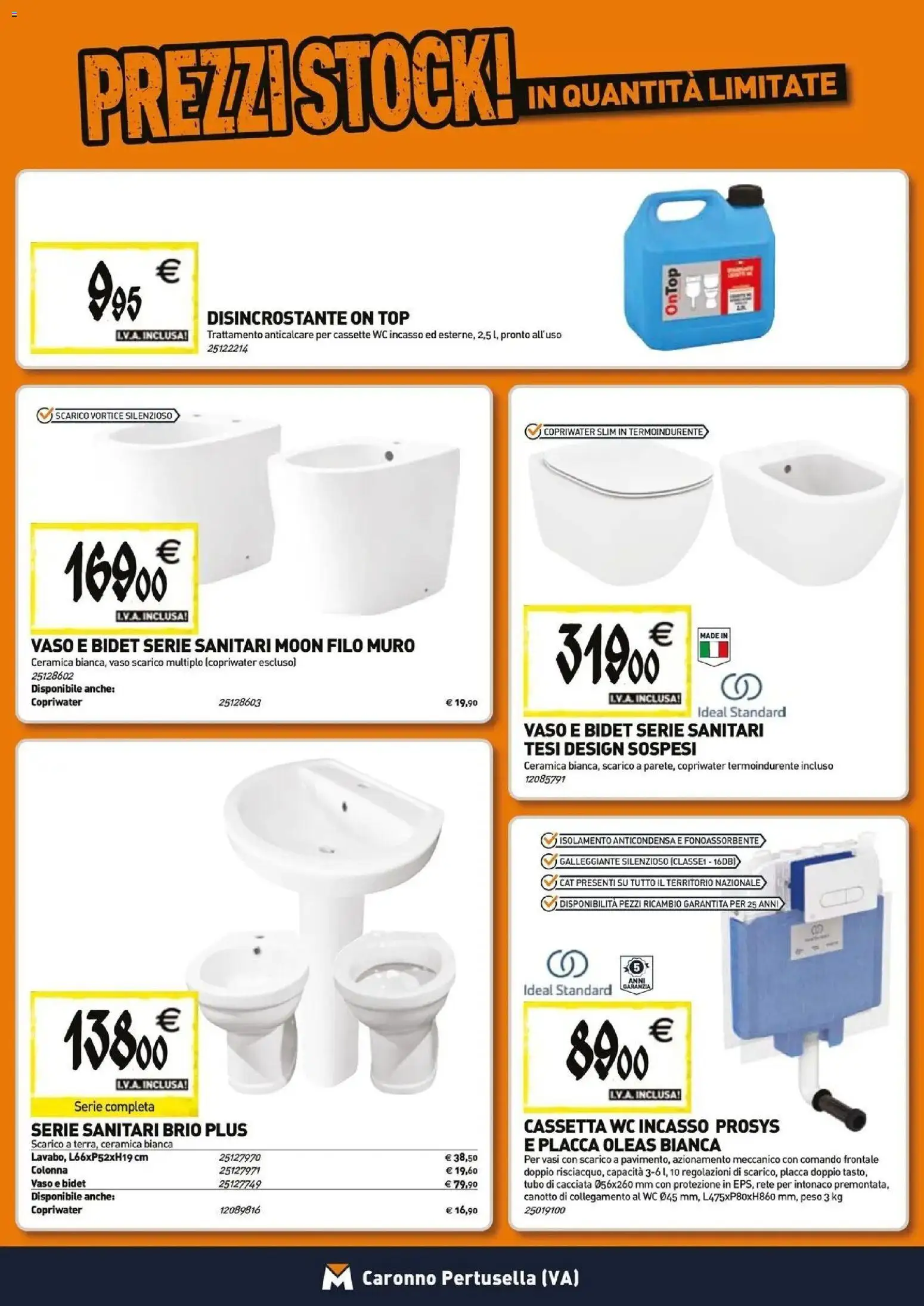 Volantino TECNOMAT del 29/10/2026 | Pagina: 4 | Prodotti: Anticalcare, Top, WC, Vaso