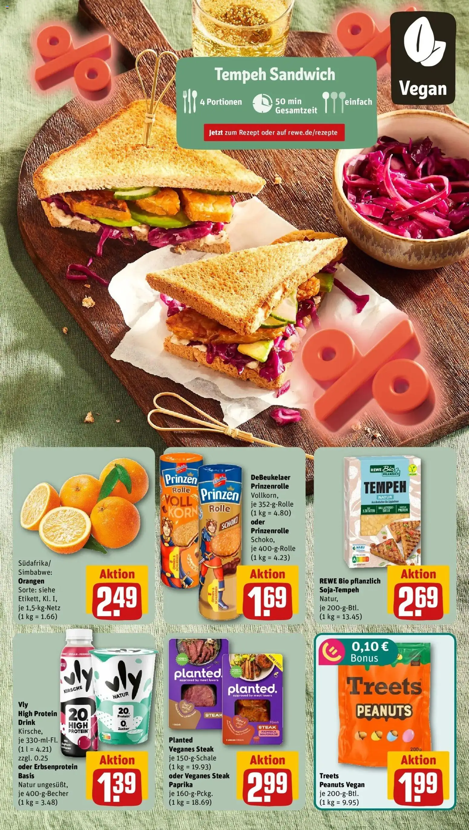 REWE Prospekt ab 24.08.2026 zum Blättern » Angebote | Seite: 5 | Produkte: Joghurt, Orangen, Paprika, Zucker