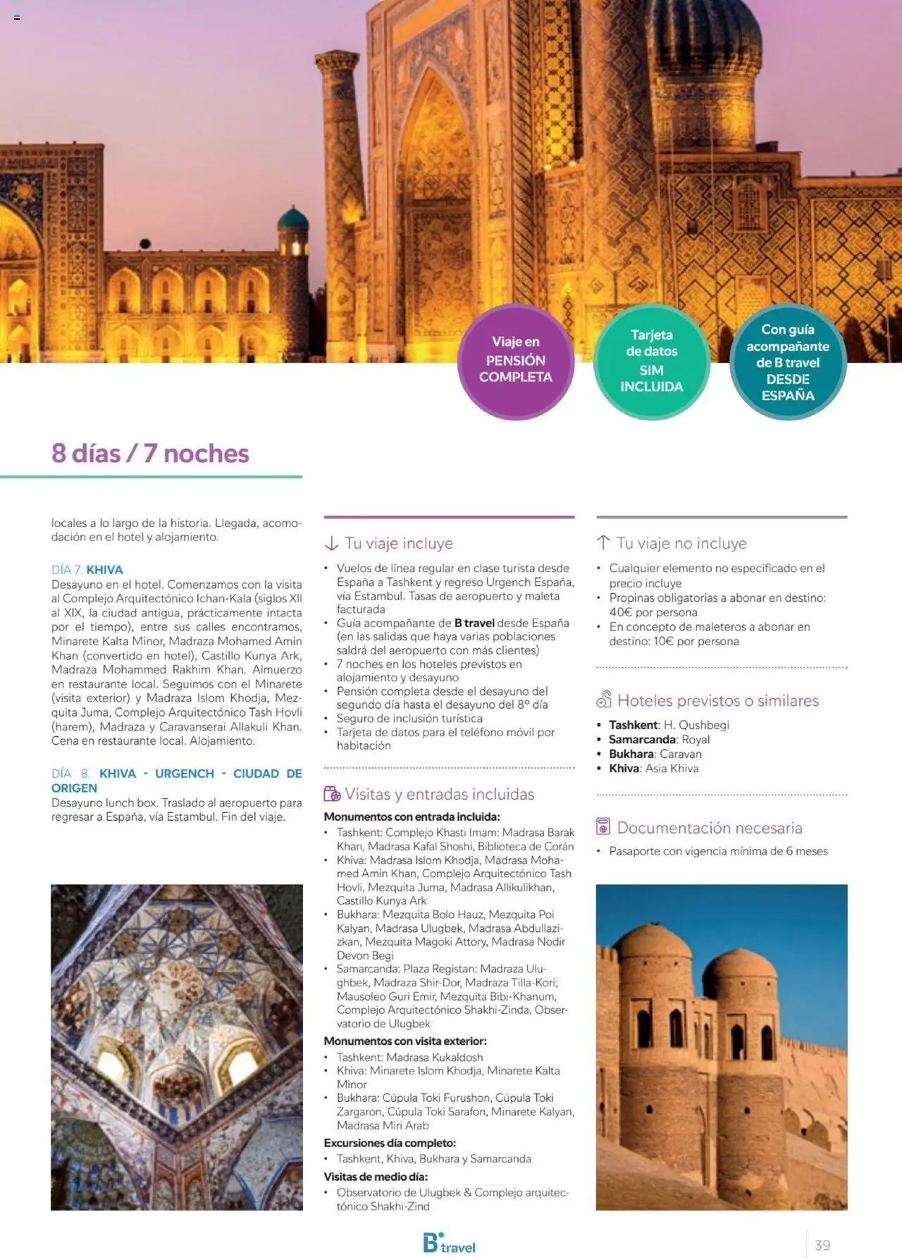 B the travel brand Viajeros Expertos Internacional 2026 │ válido desde el 03/10/2025 | Página: 39 | Productos: Maleta, Teléfono, Móvil, Biblioteca