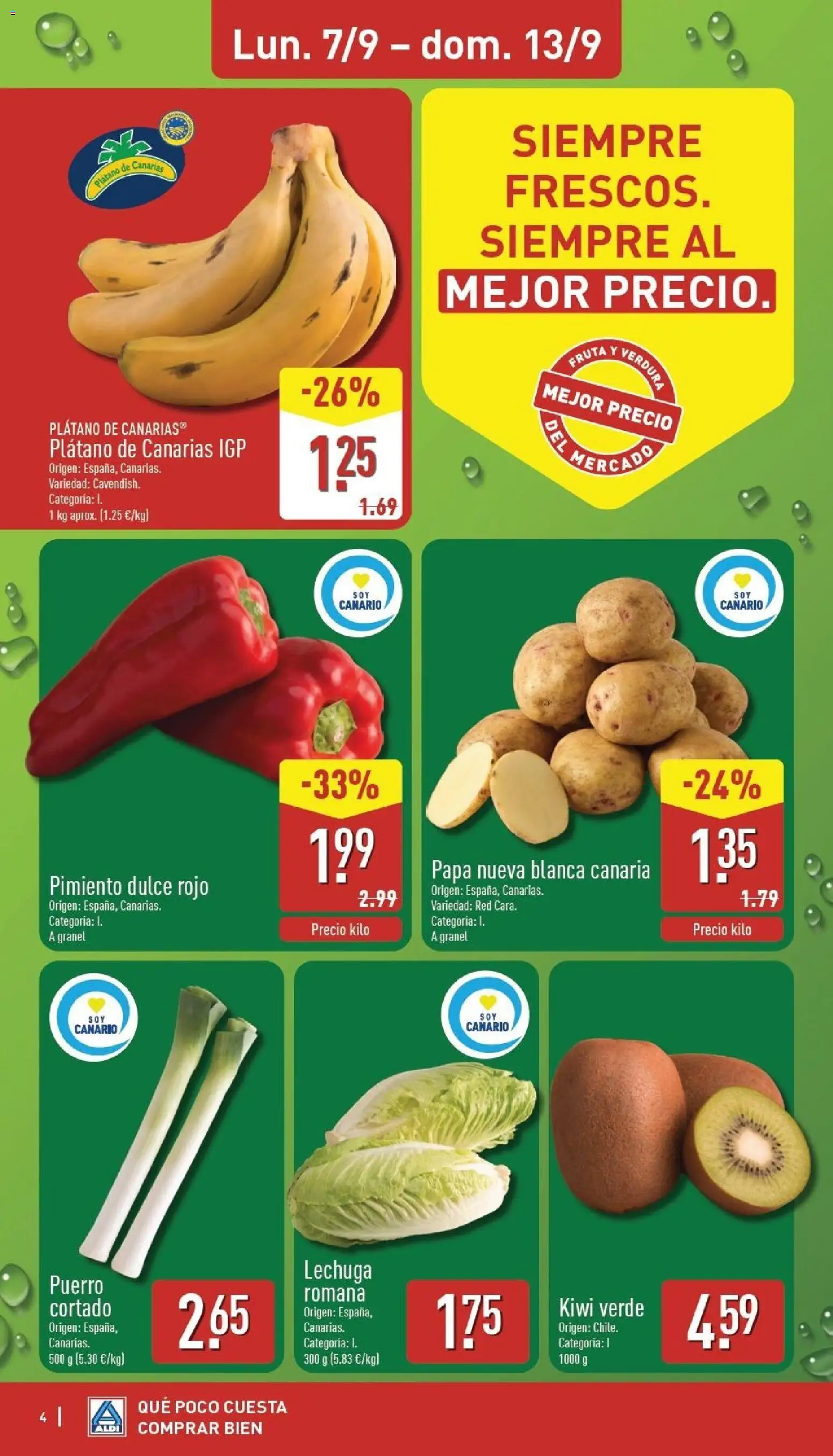 Aldi folleto Canarias │ válido desde el 07/09/2026 | Página: 4