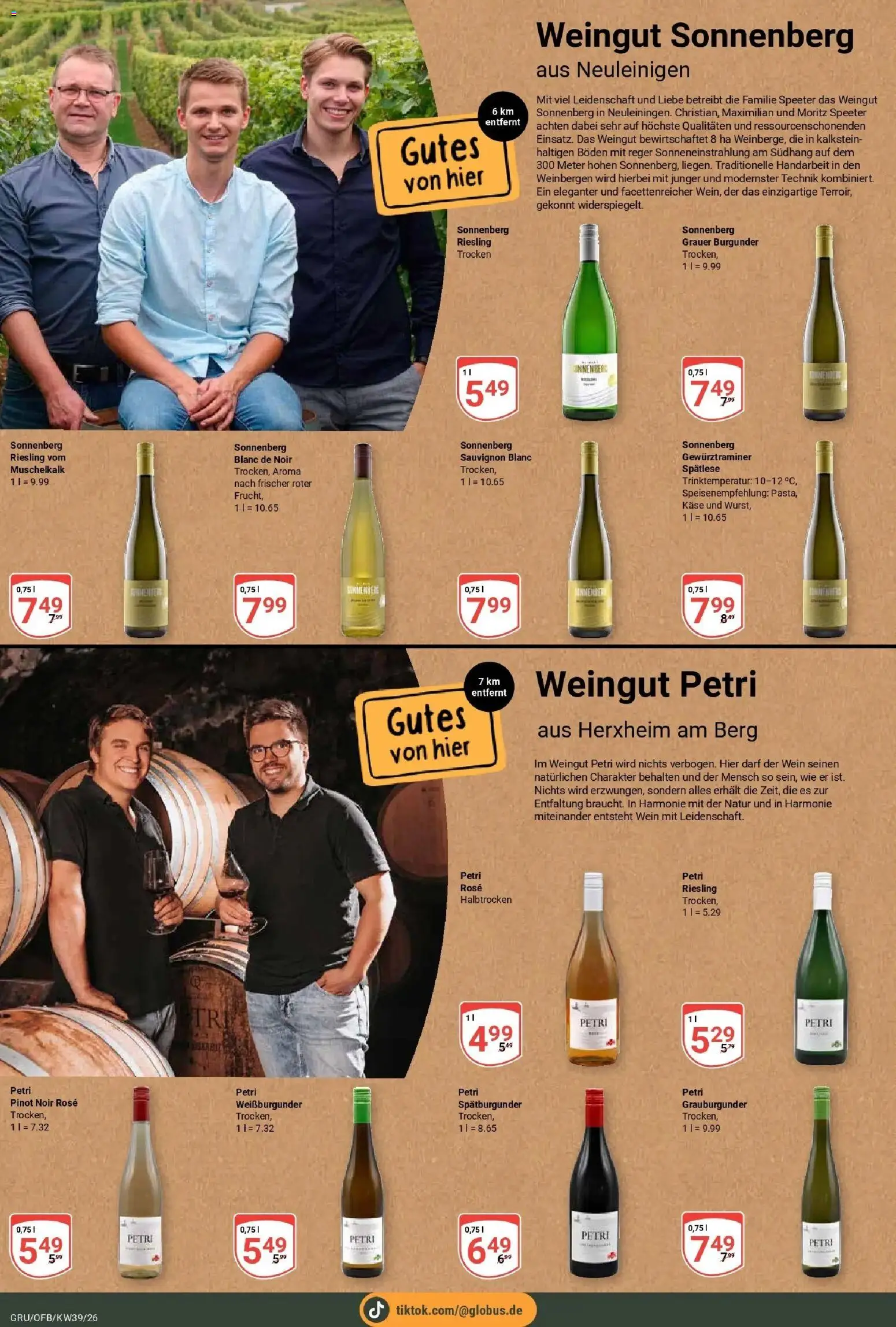 Globus Prospekt Grünstadt (ab 21.09.2026) » Angebote online | Seite: 21 | Produkte: Käse, Wein
