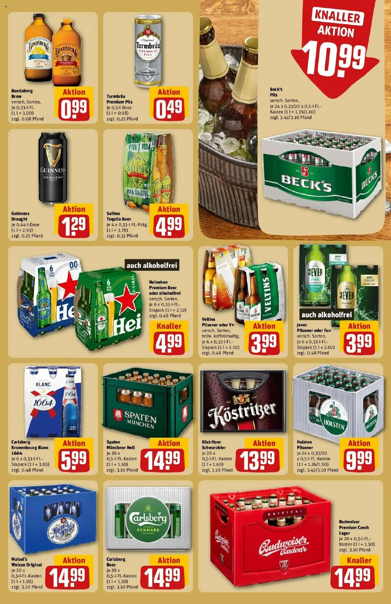 REWE Prospekt ab 21.09.2026 zum Blättern » Angebote | Seite: 25 | Produkte: Pils, Jever, Budweiser, Veltins
