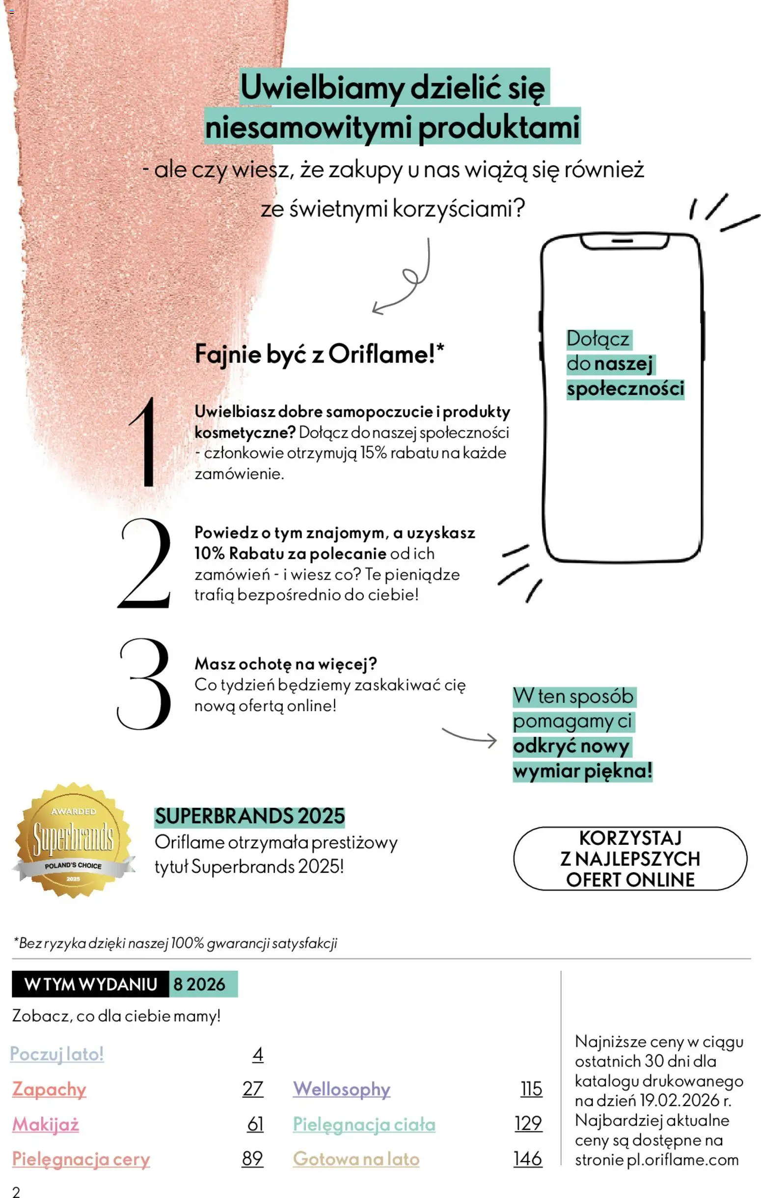 Oriflame Katalog 8 2026 od 27.05.2026 | Strona: 2 | Produkty: Makijaż