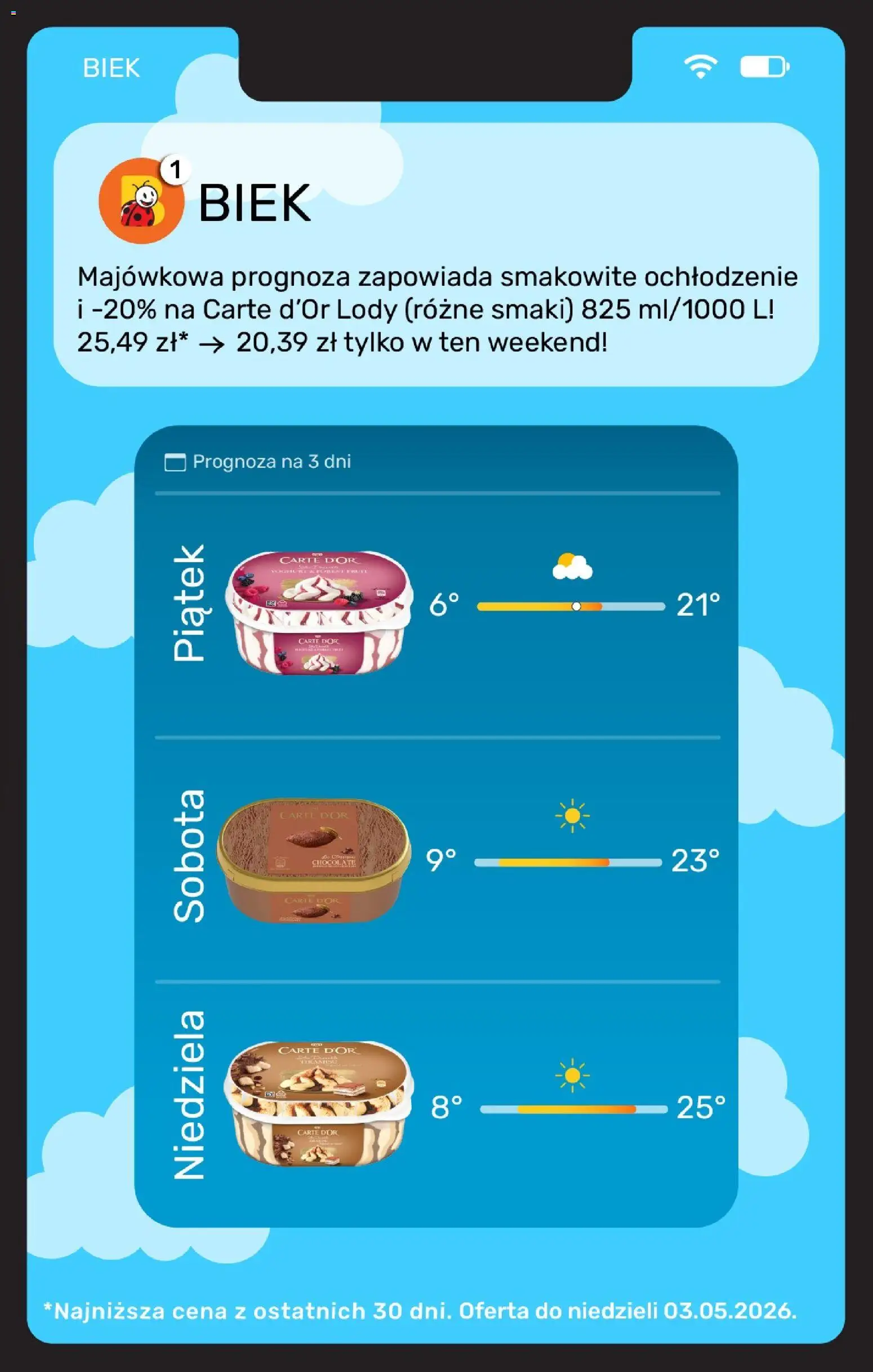 Biedronka Polsko leták - Biek Exspress od 01.05.2026 | Strana: 10 | Produkty: Carte d'or