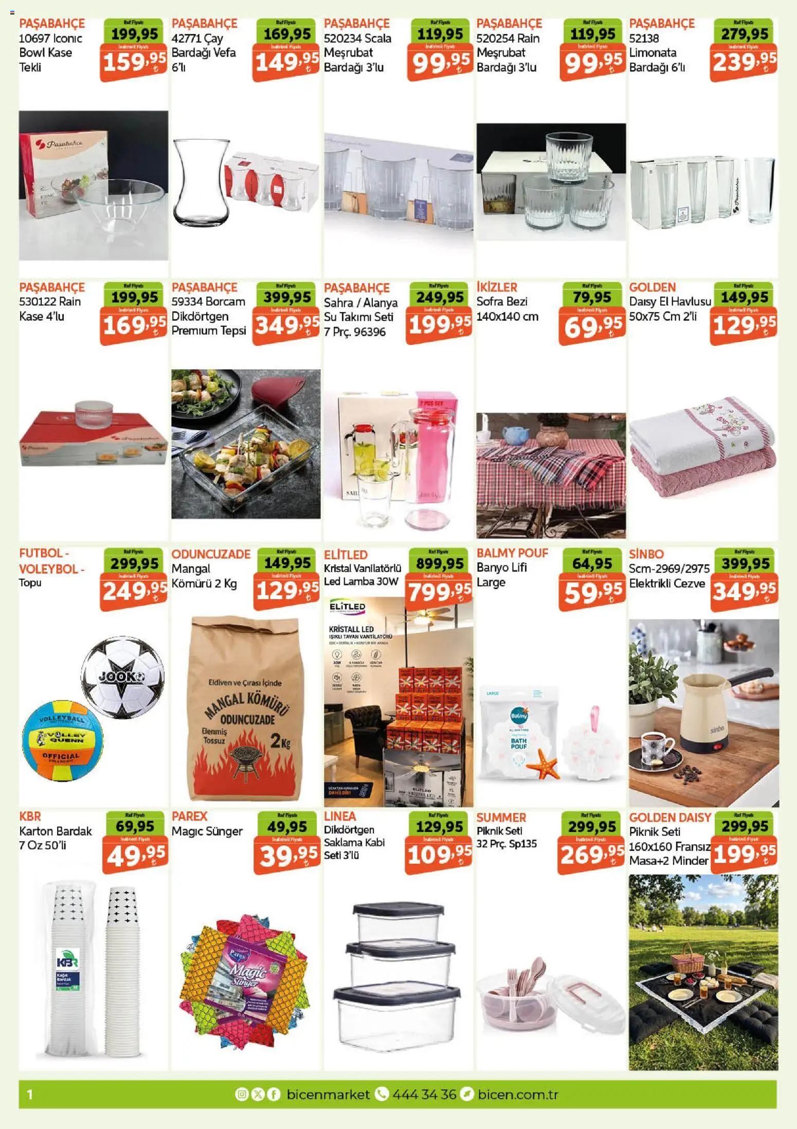 Biçen Market Katalog - 14 Temmuz 2026 tarihinden itibaren geçerlidir | Sayfa: 11 | Ürünler: Lamba, Çay, Su, El havlusu