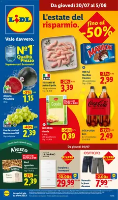 Anteprima del volantino Lidl volantino valido a partire dal 30/07/2026