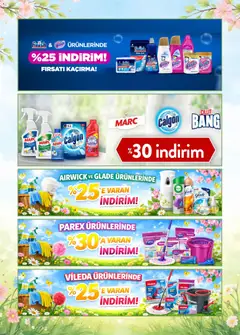 10.04.2026 tarihinden itibaren geçerli olan Kim Market kataloğu önizlemesi | Sayfa: 3 | Ürünler: Parlatıcı, Su, Tuz