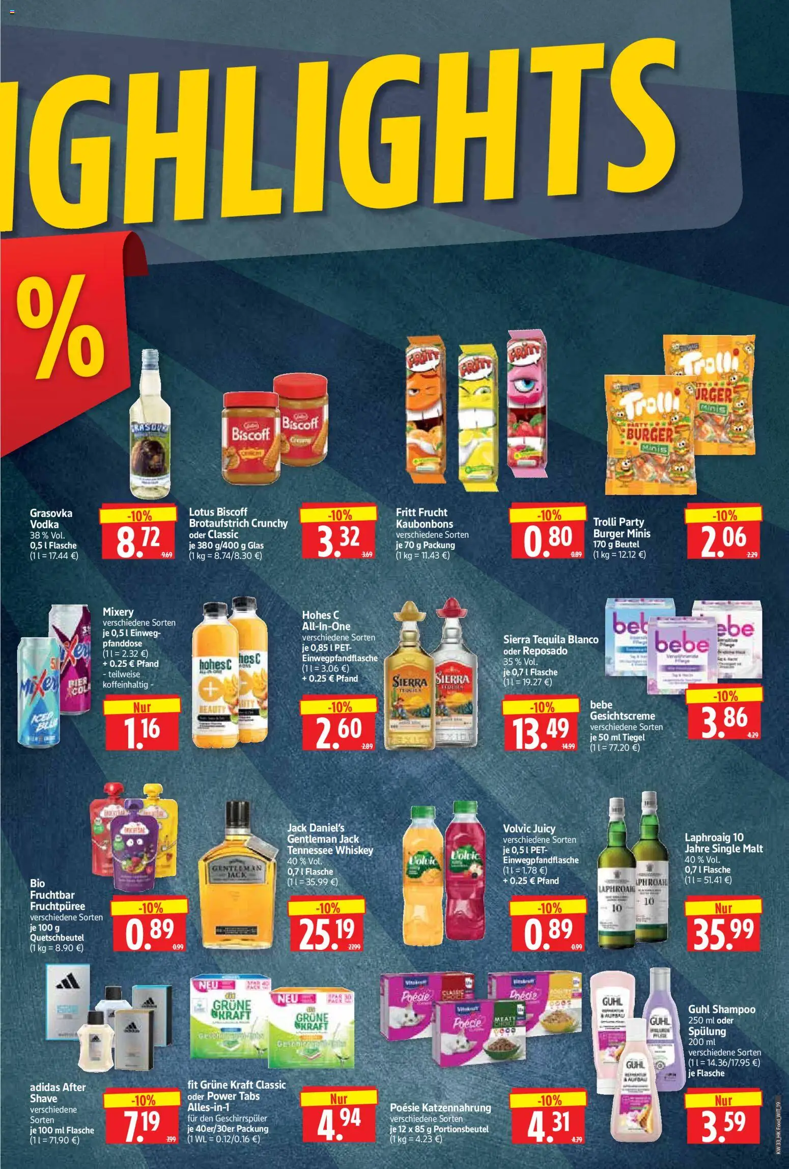 HERKULES Prospekt – gültig ab 10.08.2026 | Seite: 19 | Produkte: Shampoo, Tequila, Hohes c, Whiskey