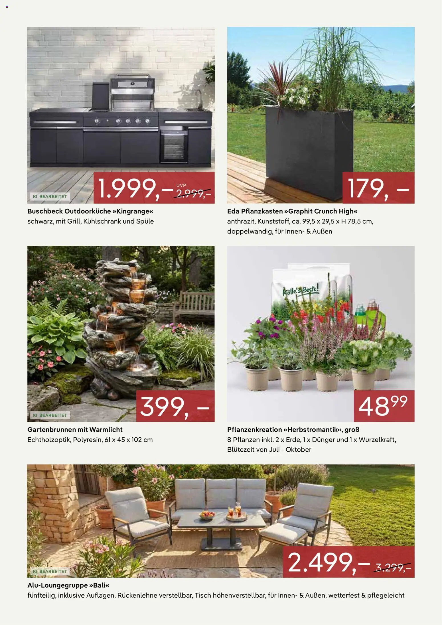 Pflanzen-Kölle Onlineflyer August – gültig ab 01.08.2026 | Seite: 4 | Produkte: Tisch, Kühlschrank