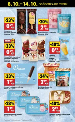 Biedronka leták platný od 08.10.2026 | Strana: 25 | Produkty: Nanuk, Ananás, Mrazené ovocie, Ovocie