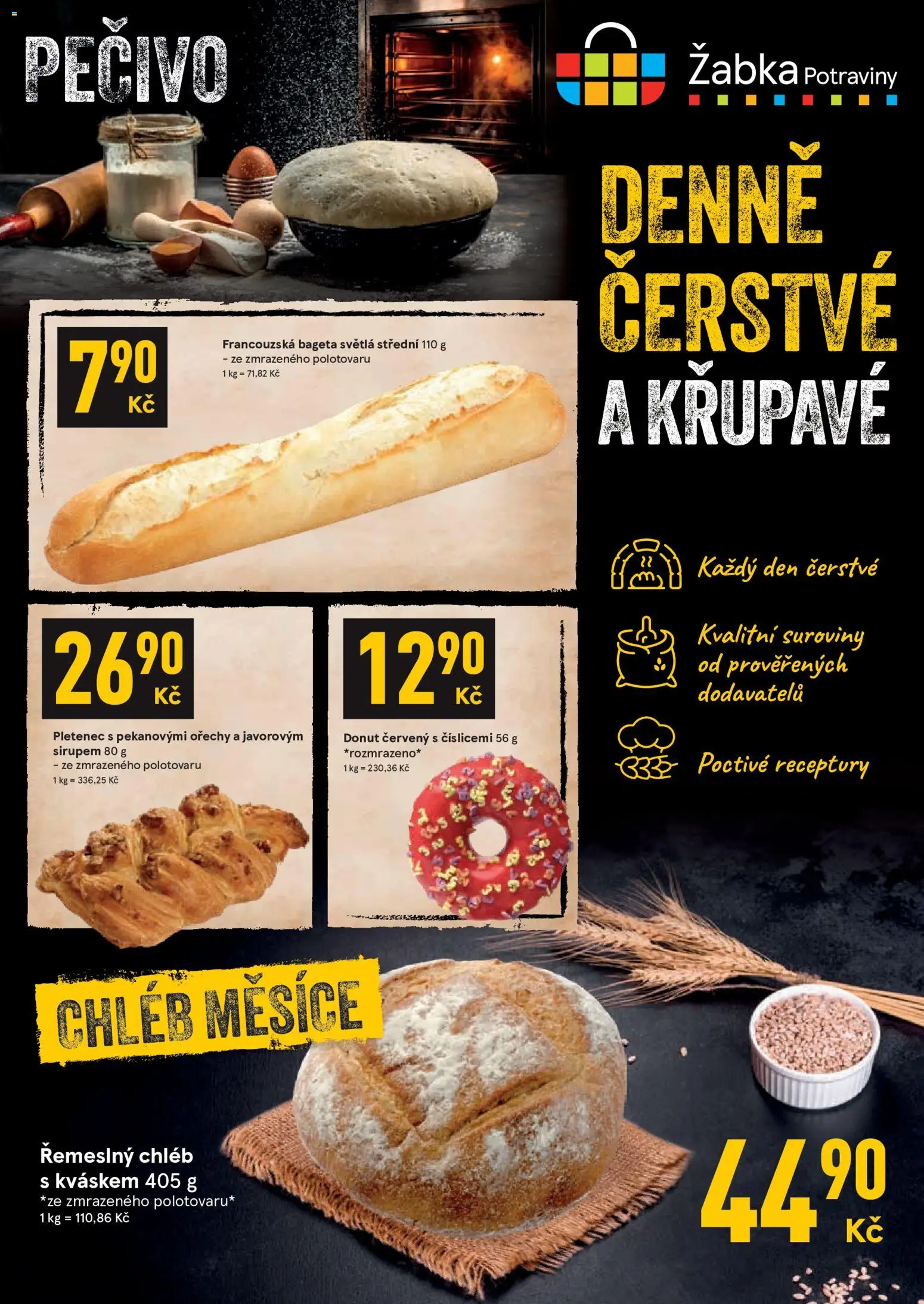 Žabka leták od 02.09.2026 | Strana: 2 | Produkty: Chléb, Francouzská bageta, Pečivo, Potraviny