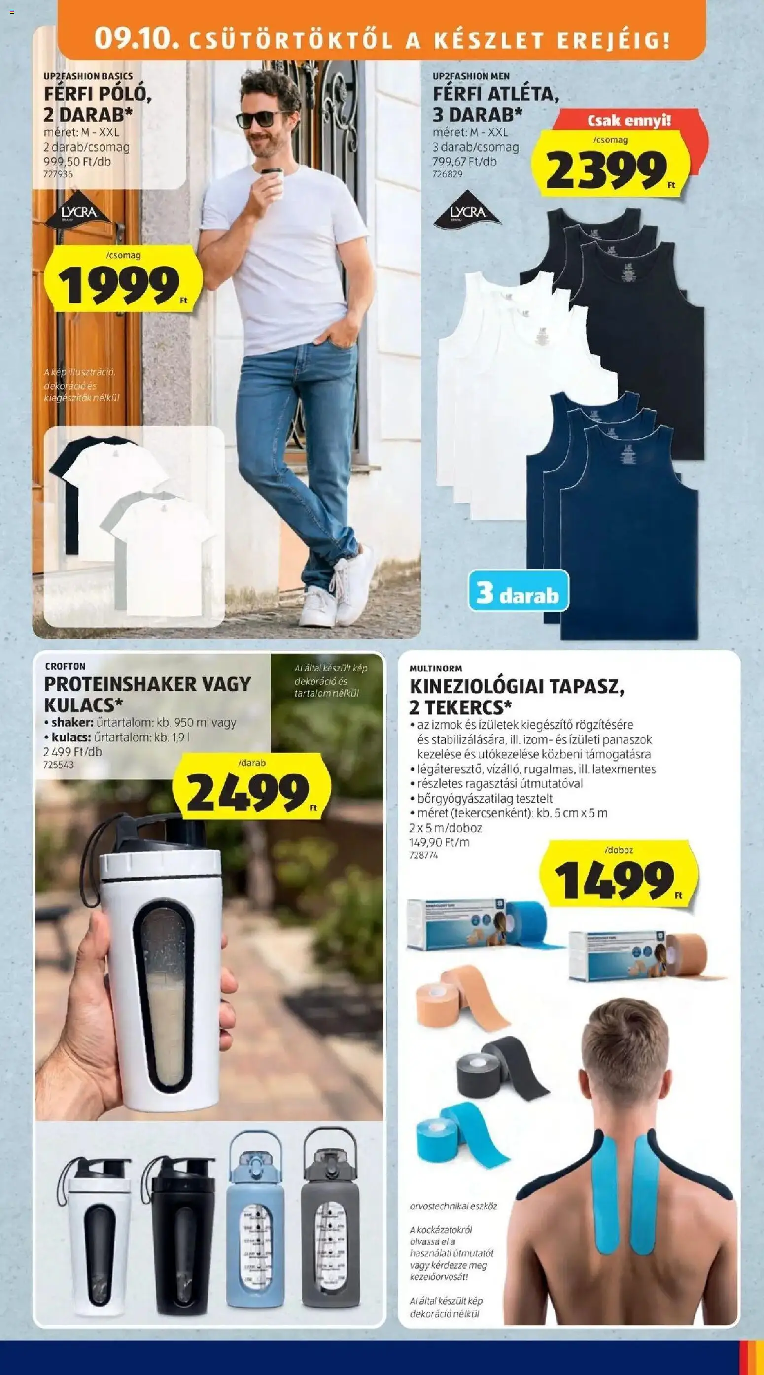 Aldi akciós ujság - amely érvényes a következő dátumtól: 2026.09.05. | Oldal: 29 | Termékek: Kulacs, Eszköz, Dekoráció