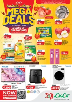 Preview of Lulu Hypermarket catalogue Mega Deals - Dubai & Northern Emirates valid from 17 Sep, 2026
