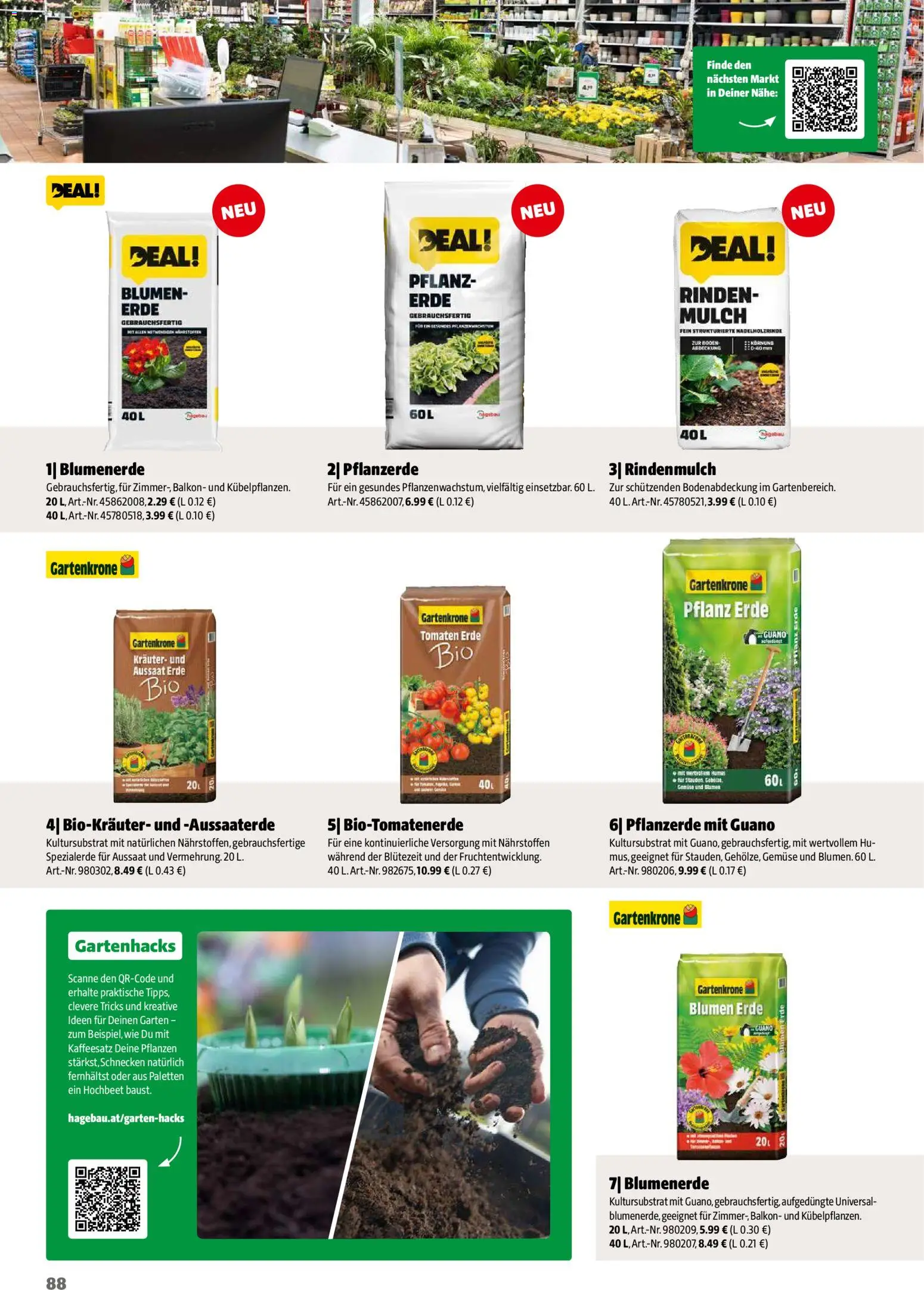 Hagebau Gartenjahr gültig ab 13.03.2026 | Seite: 88 | Produkte: Gemüse, Tomaten