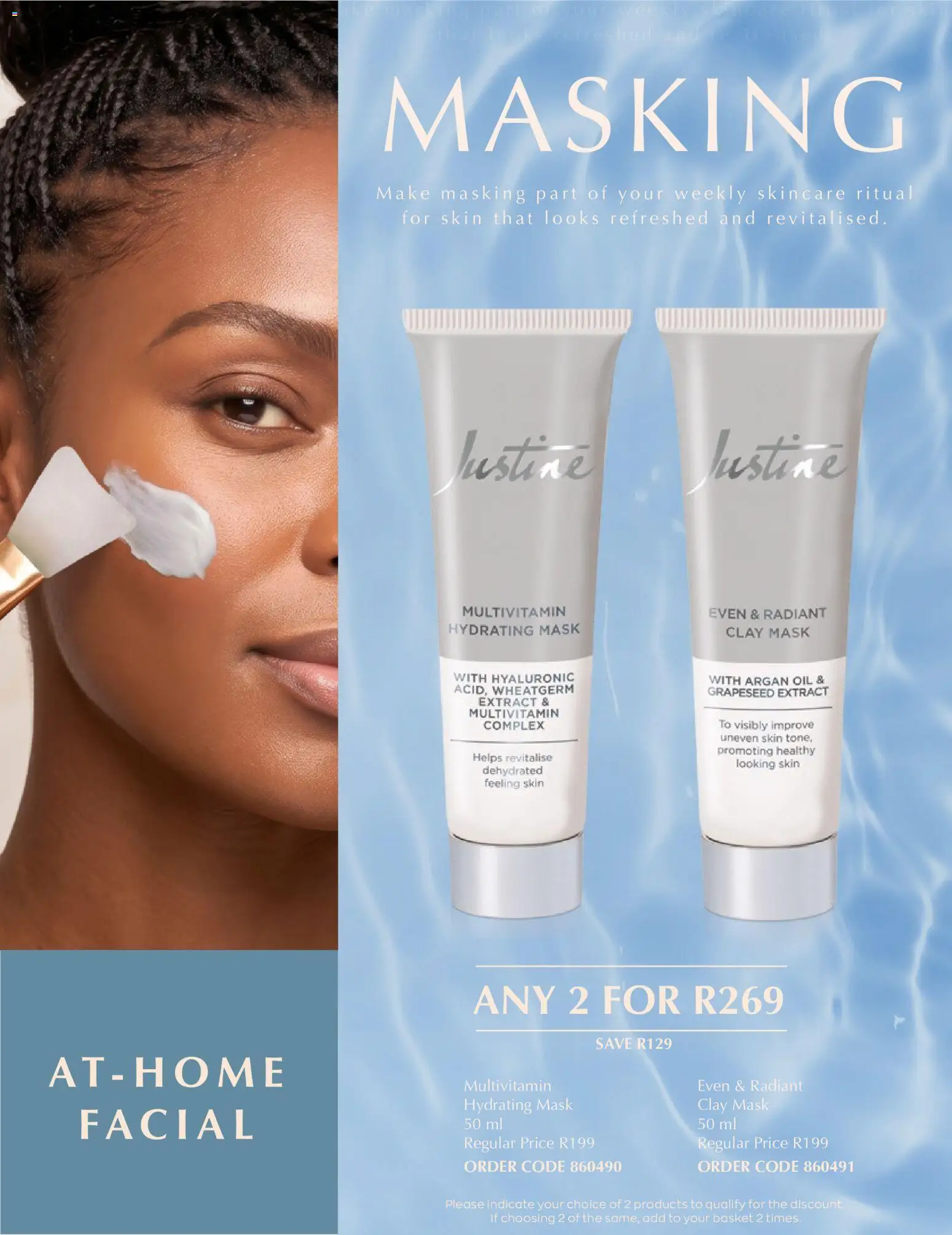 New Justine catalogue – valid from 15/09/2026 | Page: 7 | Products: Basket, Oil, Mask, Clay