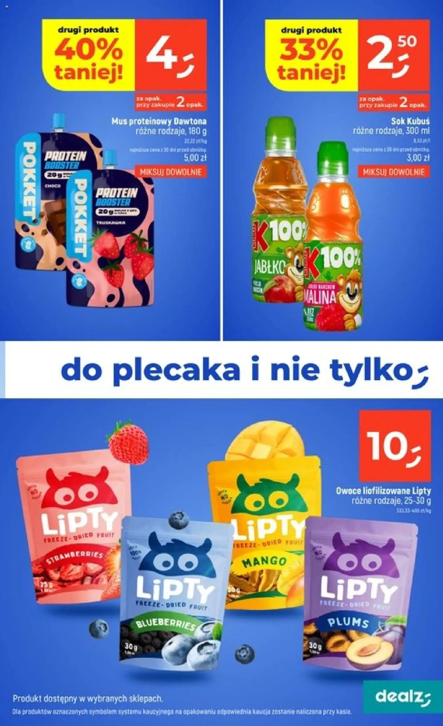 Dealz gazetka od 03.09.2026 | Strona: 27 | Produkty: Mango, Owoce liofilizowane, Sok, Owoce