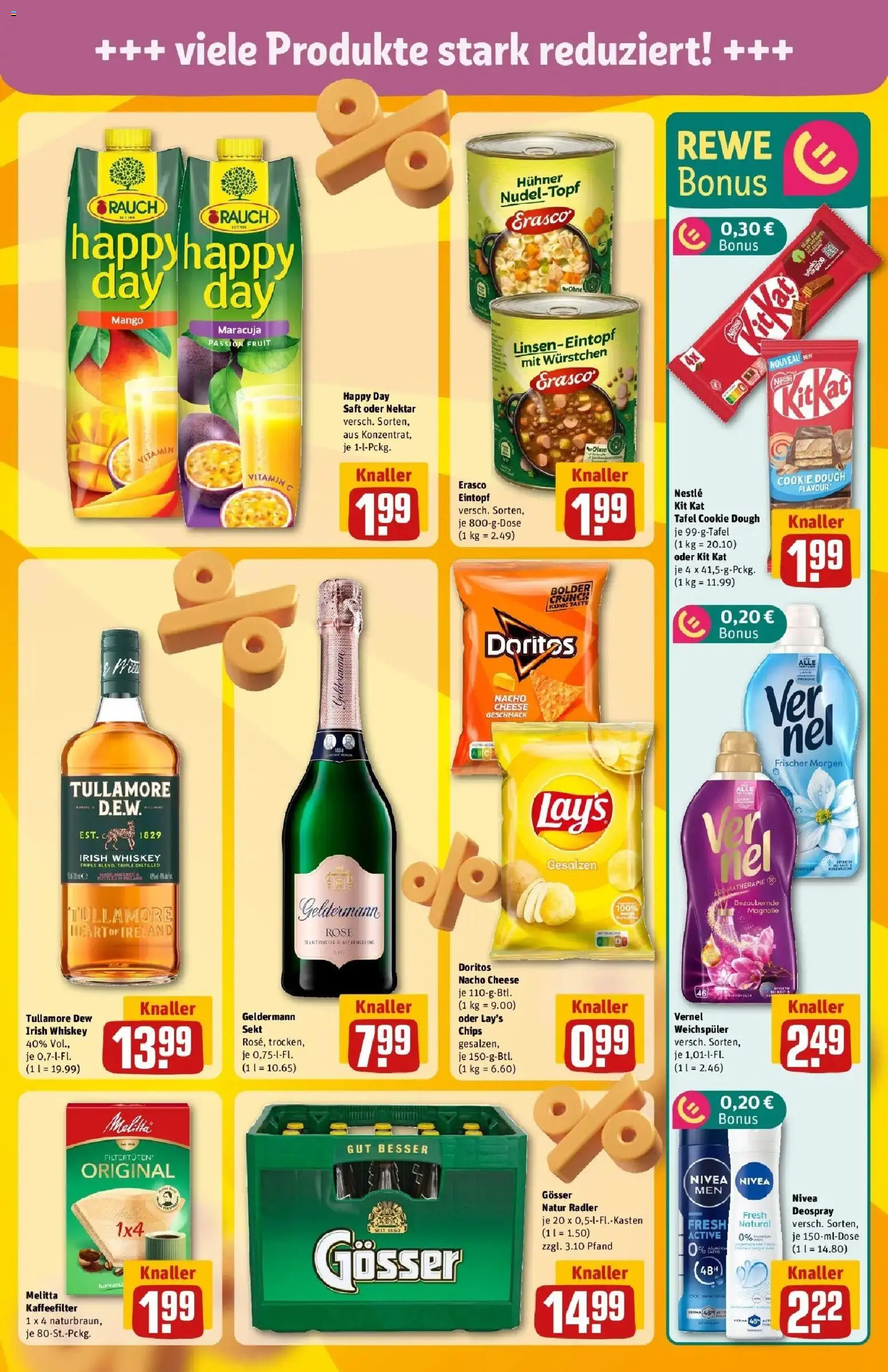 Rewe Prospekt Himmelkron – gültig ab 17.05.2026 | Seite: 9 | Produkte: Melitta, Radler, Deospray, Whiskey