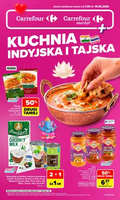 Pogląd oferty "Carrefour gazetka - Kuchnia indyjska i tajska" - ważna od 07.09.2026