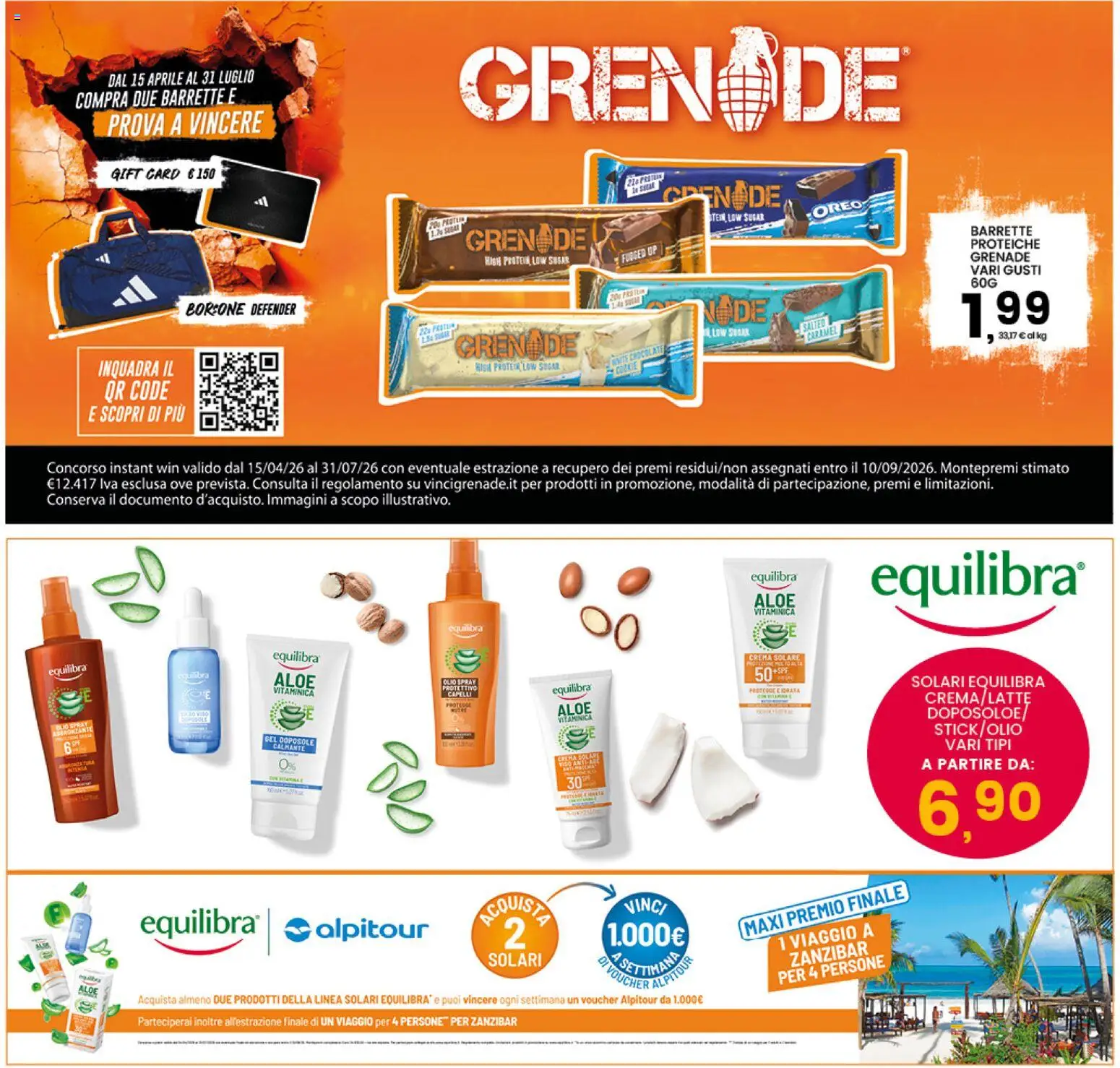 Volantino Interspar del 08.06.2026 | Pagina: 32 | Prodotti: Crema, Crema solare, Olio, Borsone