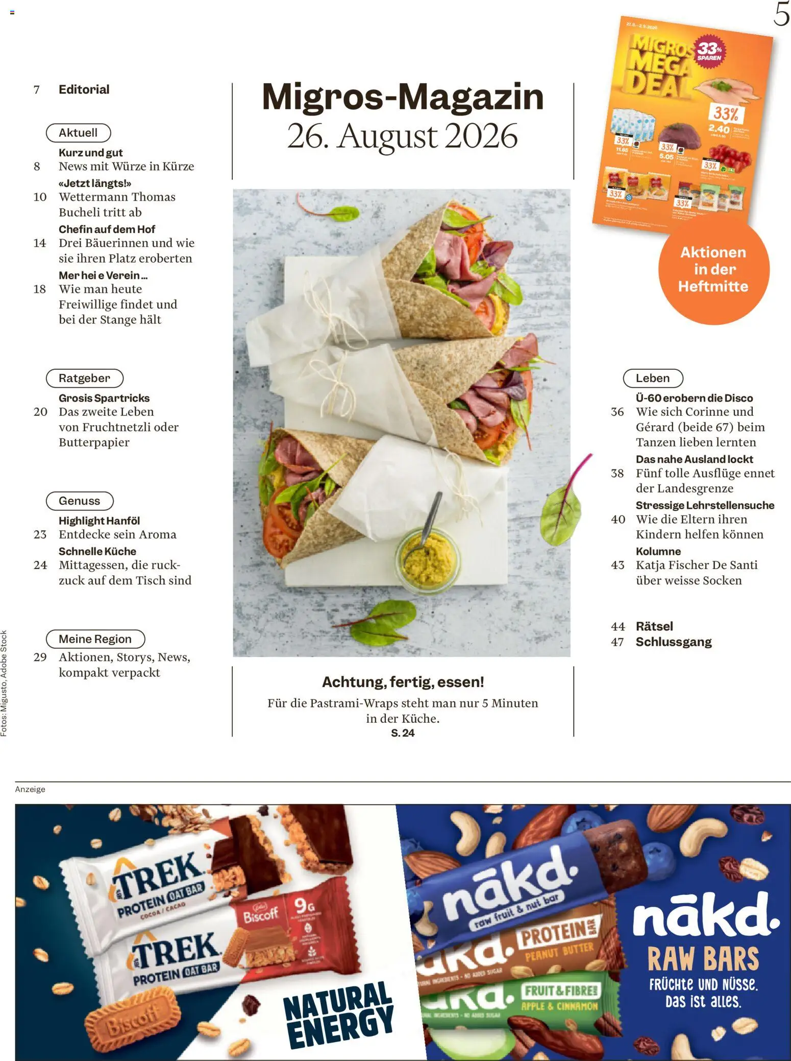 Migros aktionen Magazin – gültig ab 26.08.2026 | Seite: 5