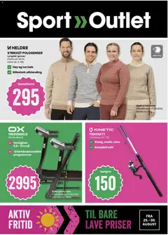 Forhåndsvisning av Sport Outlet Bare lave priser gyldig fra 25/08/2026