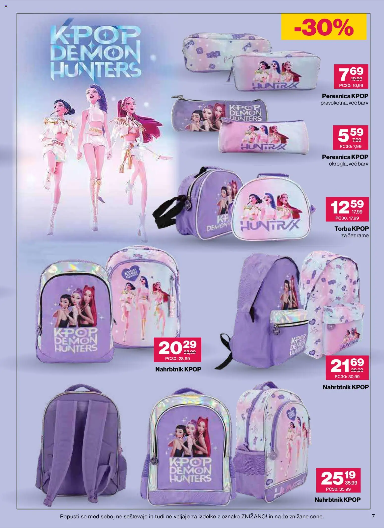 Novi Mercator katalog ponudbe – veljaven od 26.08.2026 | Stran: 7 | Izdelki: Med, Torba, Peresnica, Nahrbtnik