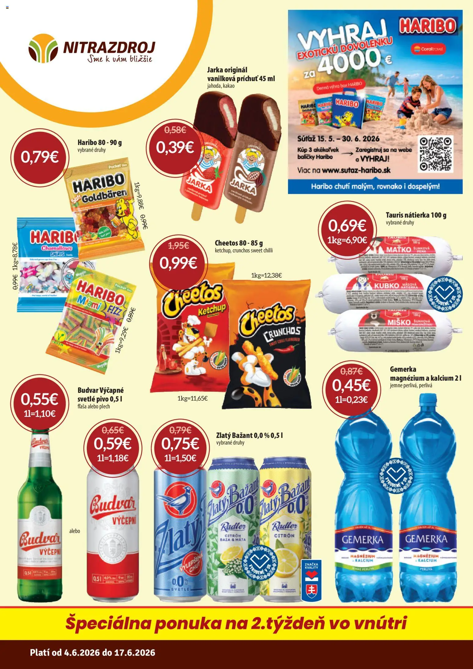 Nové Nitrazdroj akcie – leták je platný od 05.06.2026 | Strana: 1