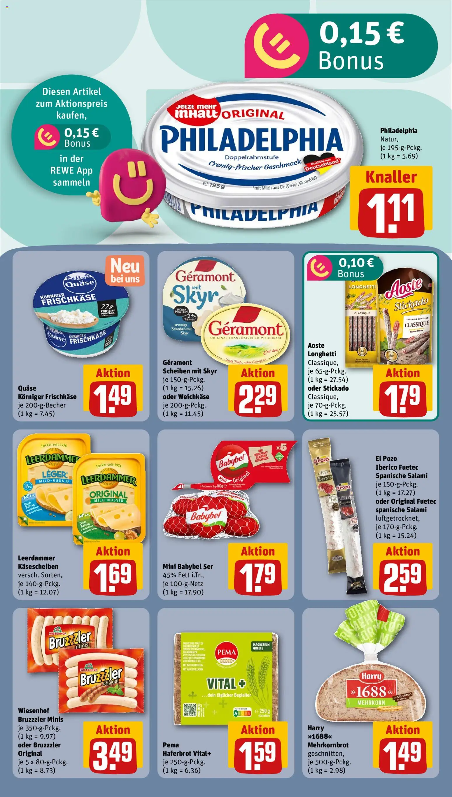 Rewe ihr Kaufpark Prospekt – gültig ab 21.09.2026 | Seite: 12 | Produkte: Milch, Leerdammer, Babybel, Frischkase