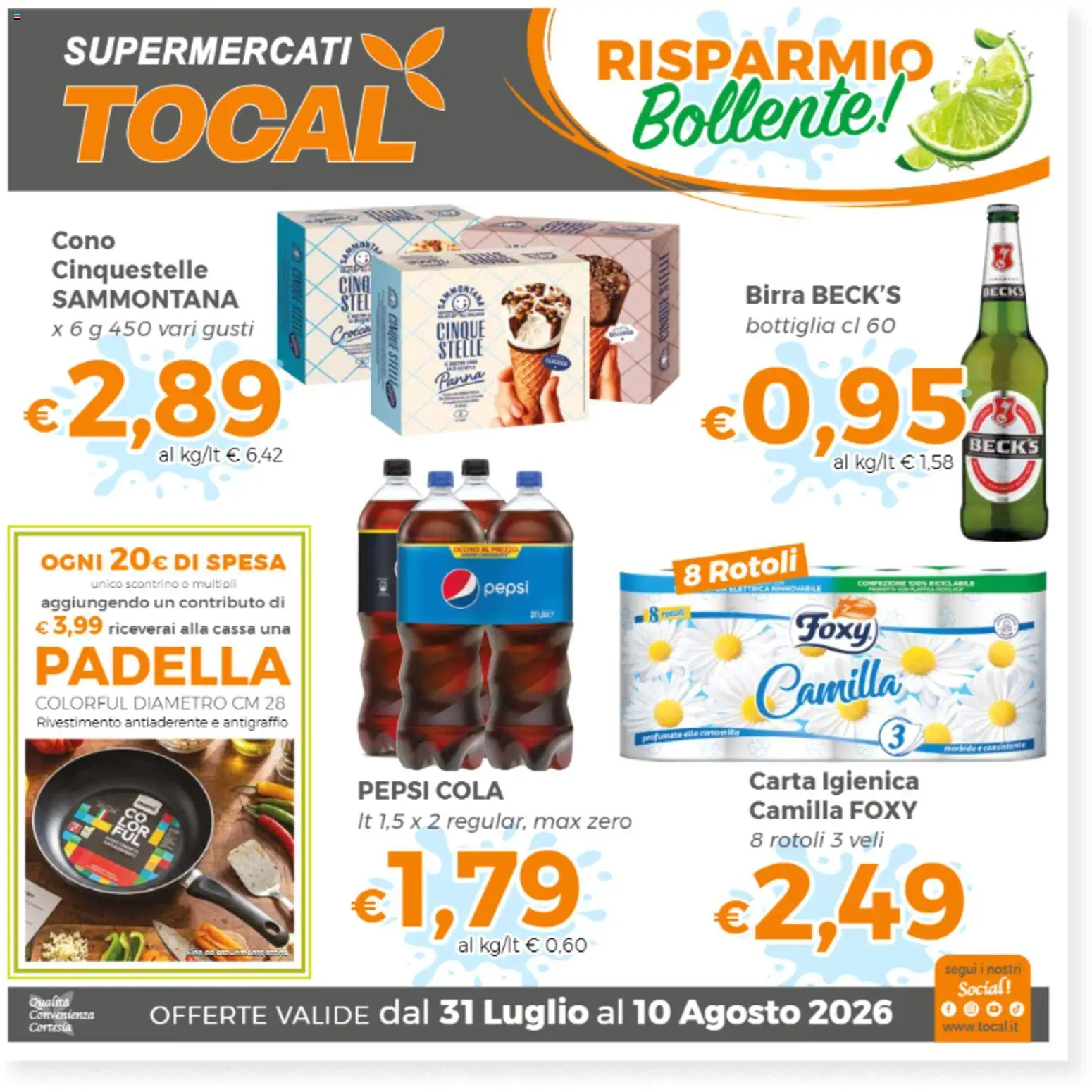 Volantino Tocal del 31/07/2026 | Pagina: 1