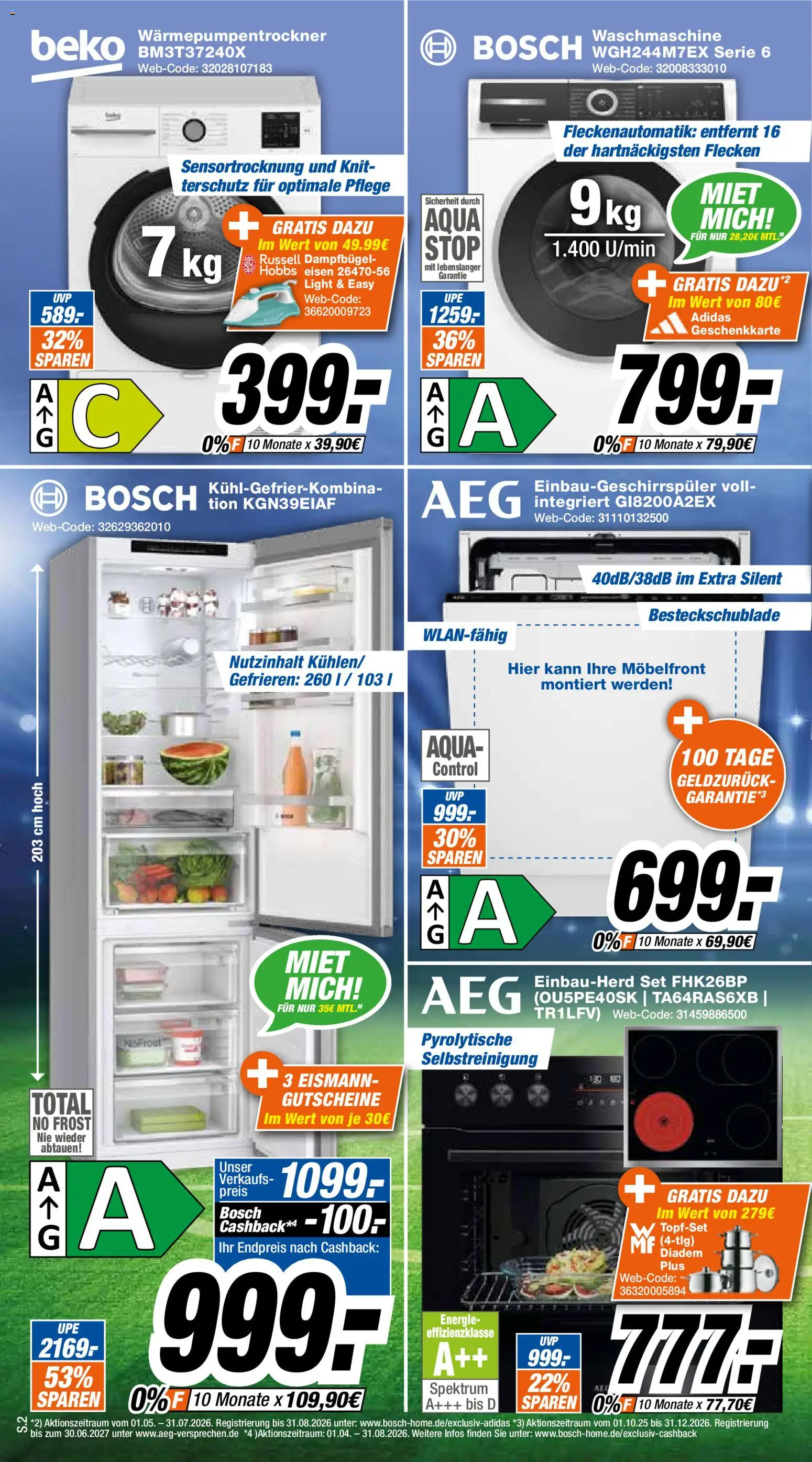 Expert Prospekt Angebote – gültig ab 02.05.2026 | Seite: 2 | Produkte: Bosch, Waschmaschine
