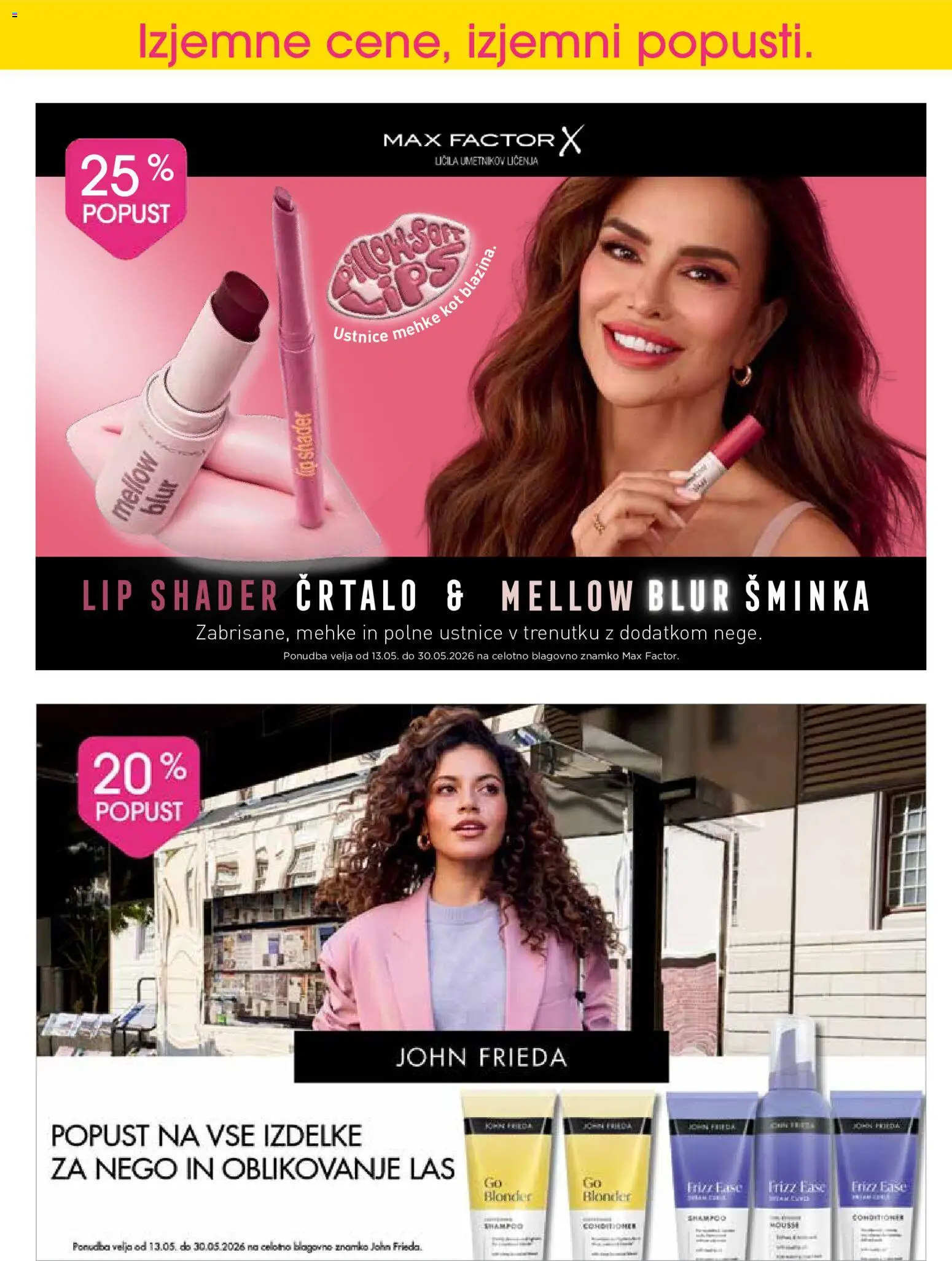 Novi Tuš drogerija katalog ponudbe – veljaven od 13.05.2026 | Stran: 11 | Izdelki: Blazina, Licila