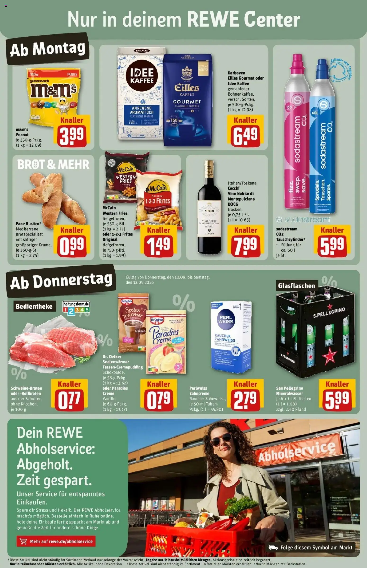 REWE Prospekt ab 07.09.2026 zum Blättern » Angebote | Seite: 3 | Produkte: Kaffee, Mineralwasser, Brot, Sodastream