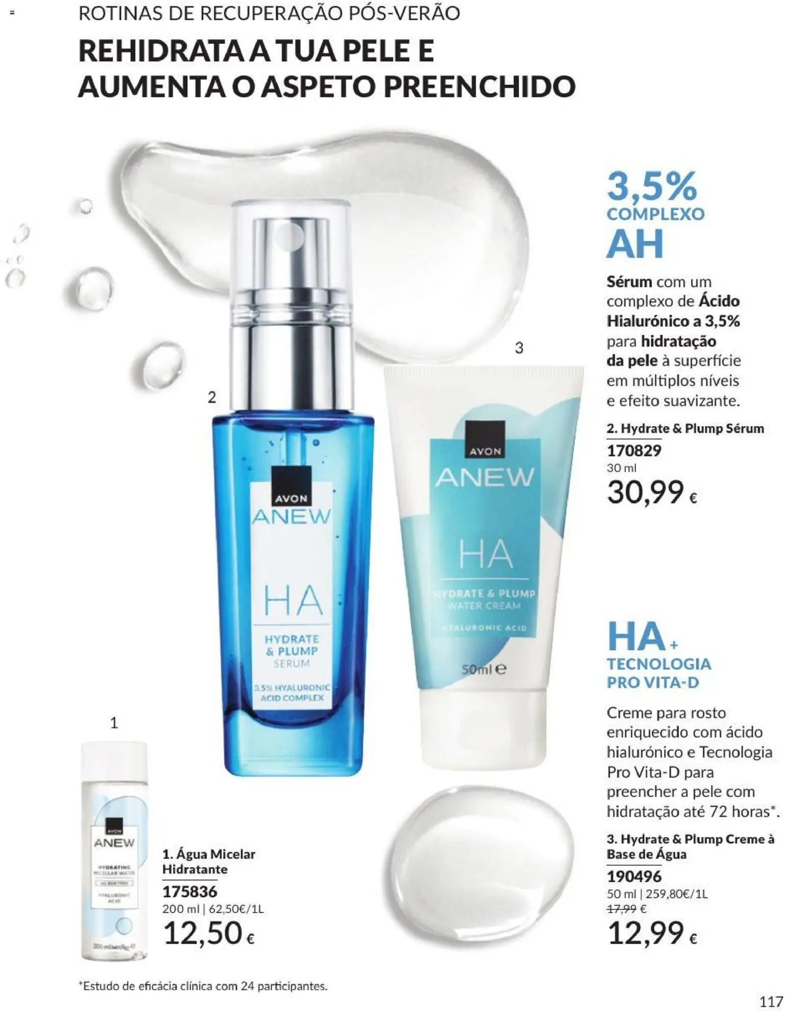 Catálogo Avon Campanha 9 │ válido de 01/09/2026 | Página: 117 | Produtos: Agua, Base, Sérum, Creme
