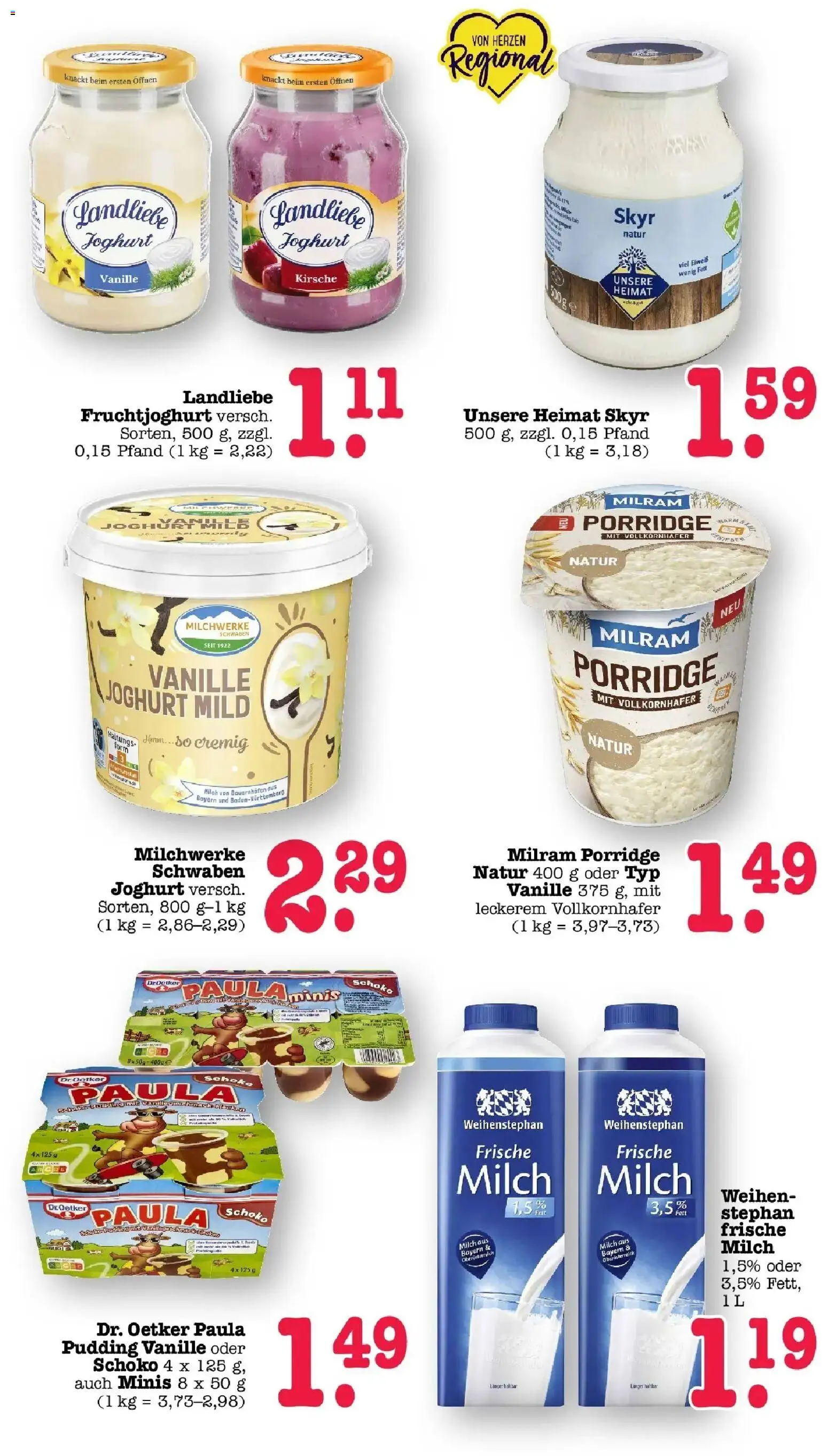 Edeka prospekt Bühlertal	 – gültig ab 10.05.2026 | Seite: 32 | Produkte: Joghurt, Fruchtjoghurt, Pudding, Milram