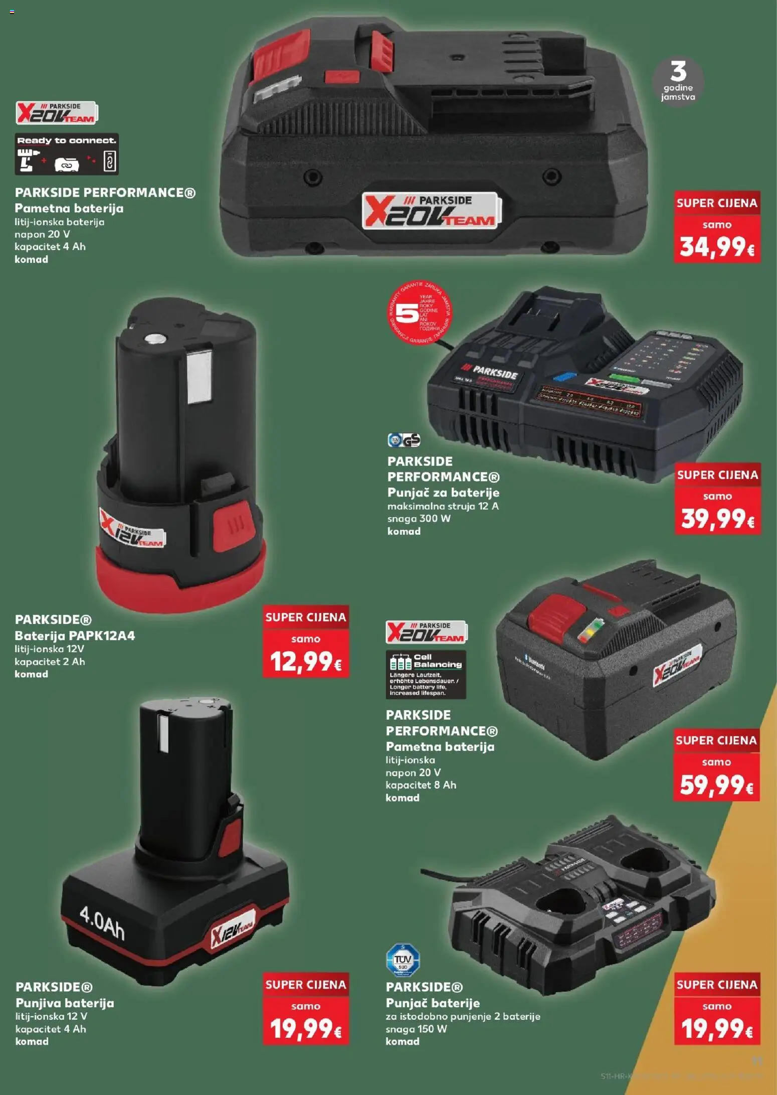 Kaufland katalog | vrijedi od 16.09.2026 | Stranica: 11 | Proizvodi: Baterija, Baterije, Parkside