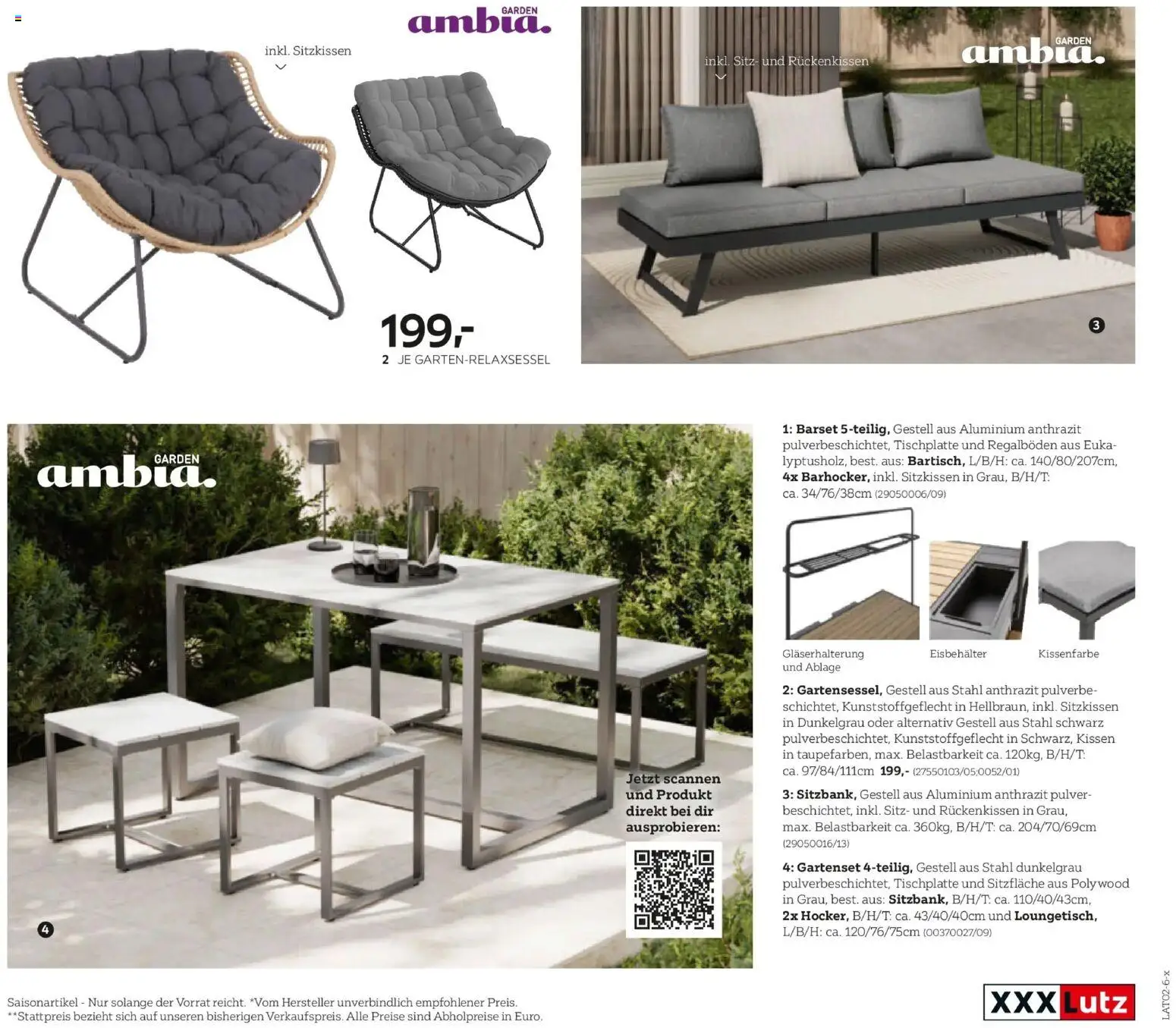 XXXLutz Gartenkatalog gültig ab 30.03.2026 | Seite: 41 | Produkte: Kissen