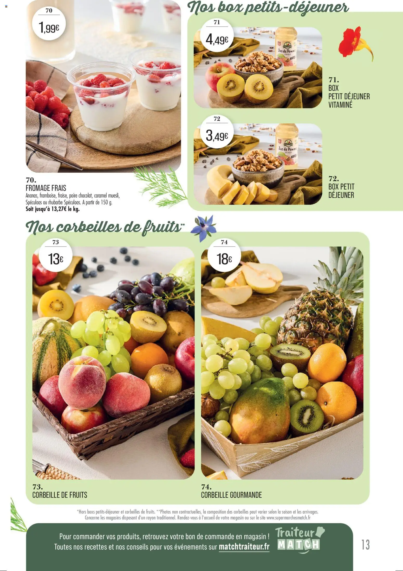 {H1} | Page: 13 | Produits: Pomme, Spéculoos, Jus de pomme, Jus