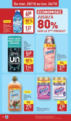 Aldi - Prévisualisation de Aldi catalogue valide à partir de 20/10/2026 | Page: 22 | Produits: Vanish, Lenor, Parfum, Poudre