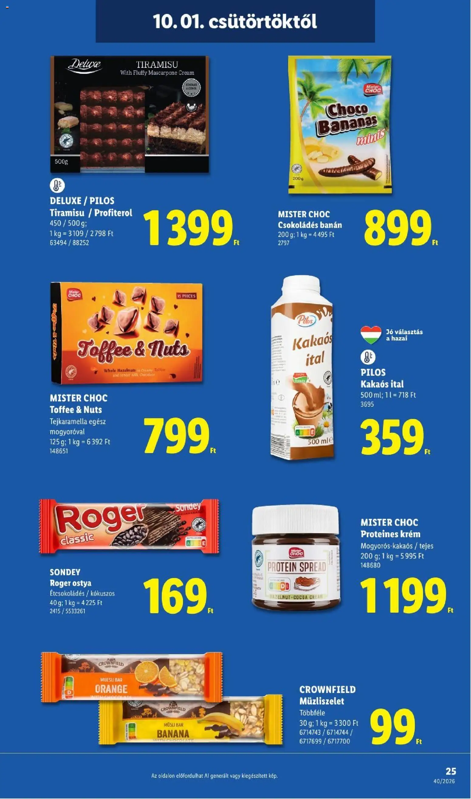 Lidl akciós ujság - amely érvényes a következő dátumtól: 2026.10.01. | Oldal: 25