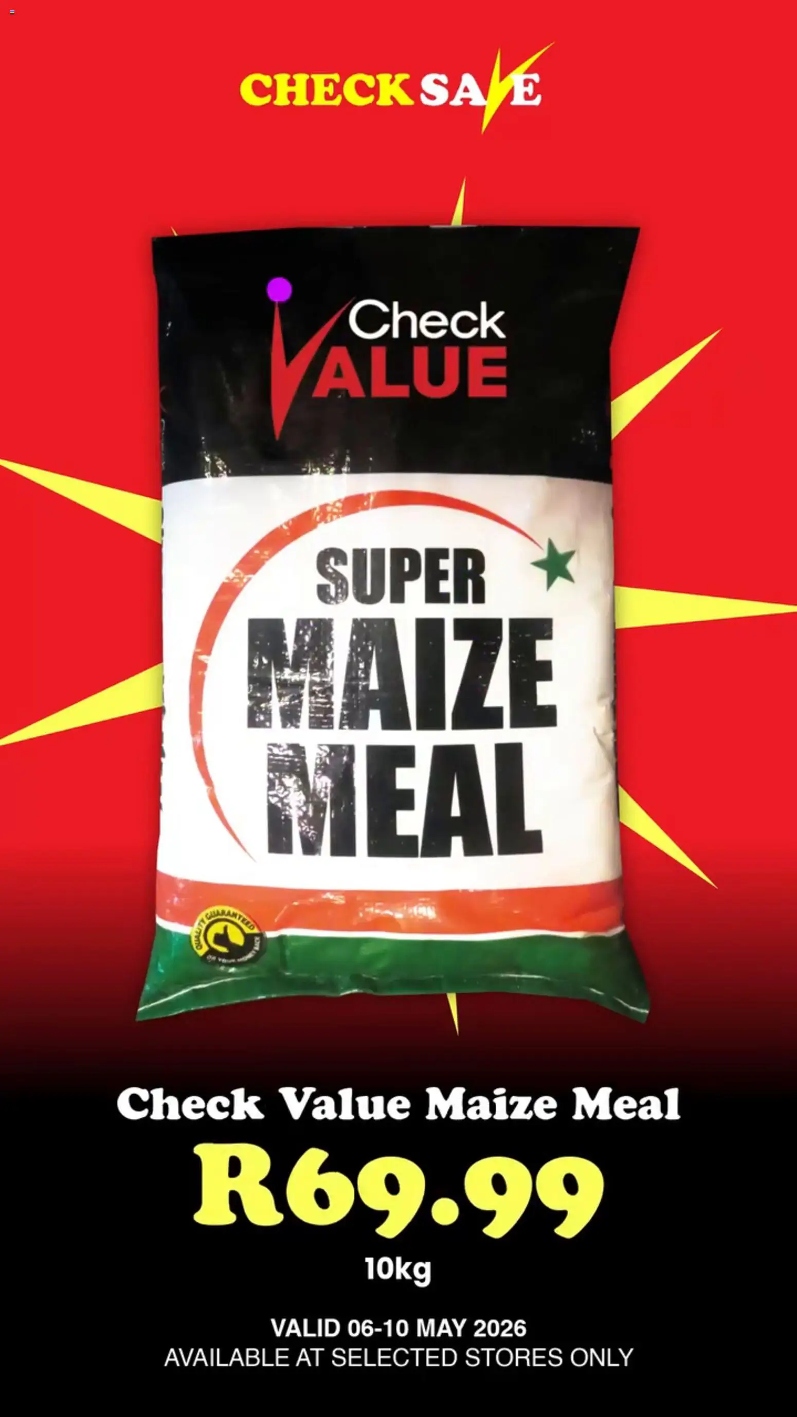 New Check Save catalogue – valid from 06.05.2026 | Page: 4 | Products: Maize meal