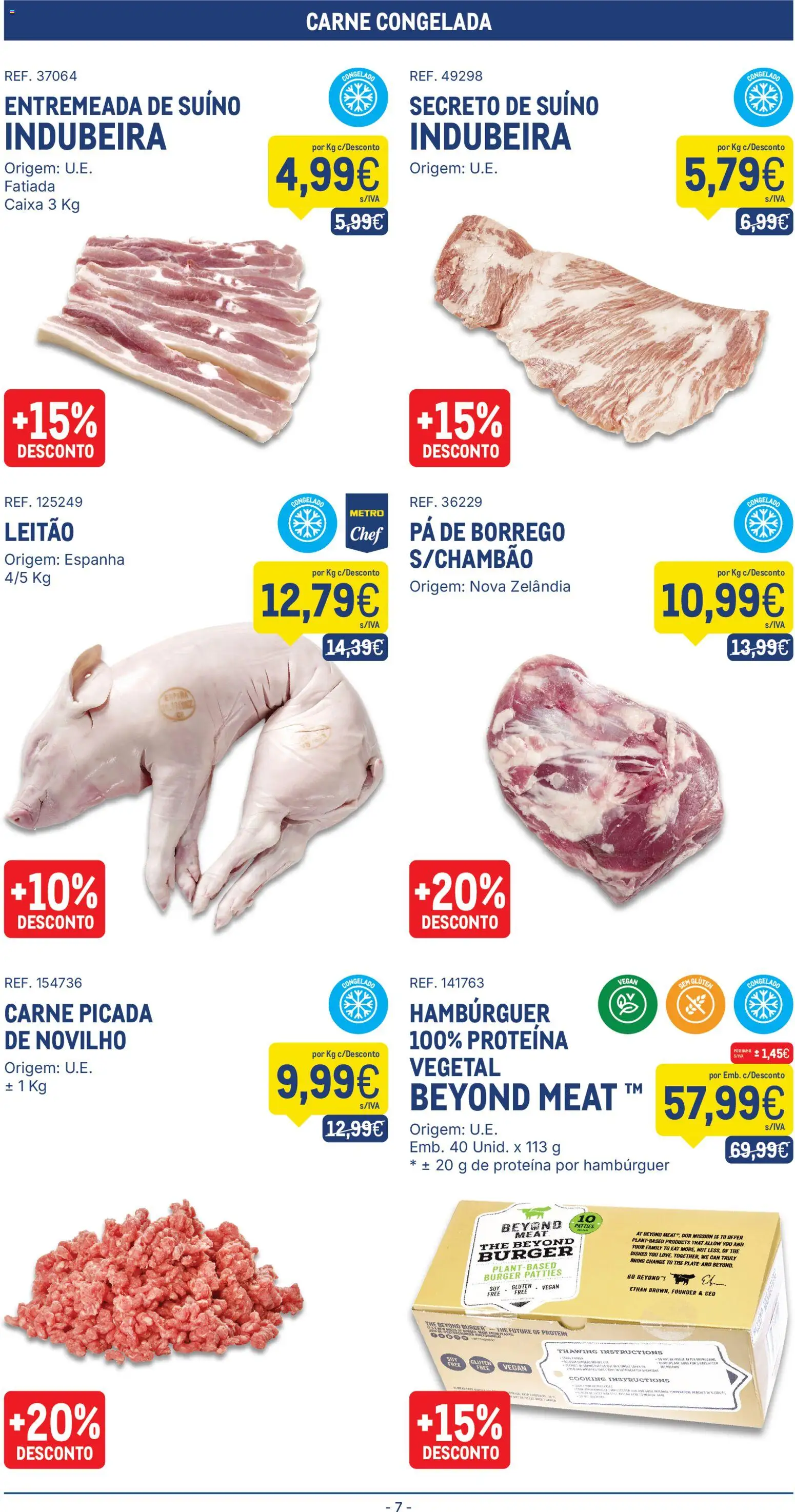 Makro folheto │ válido de 29/09/2026 | Página: 7 | Produtos: Entremeada, Carne picada, Carne, Proteina