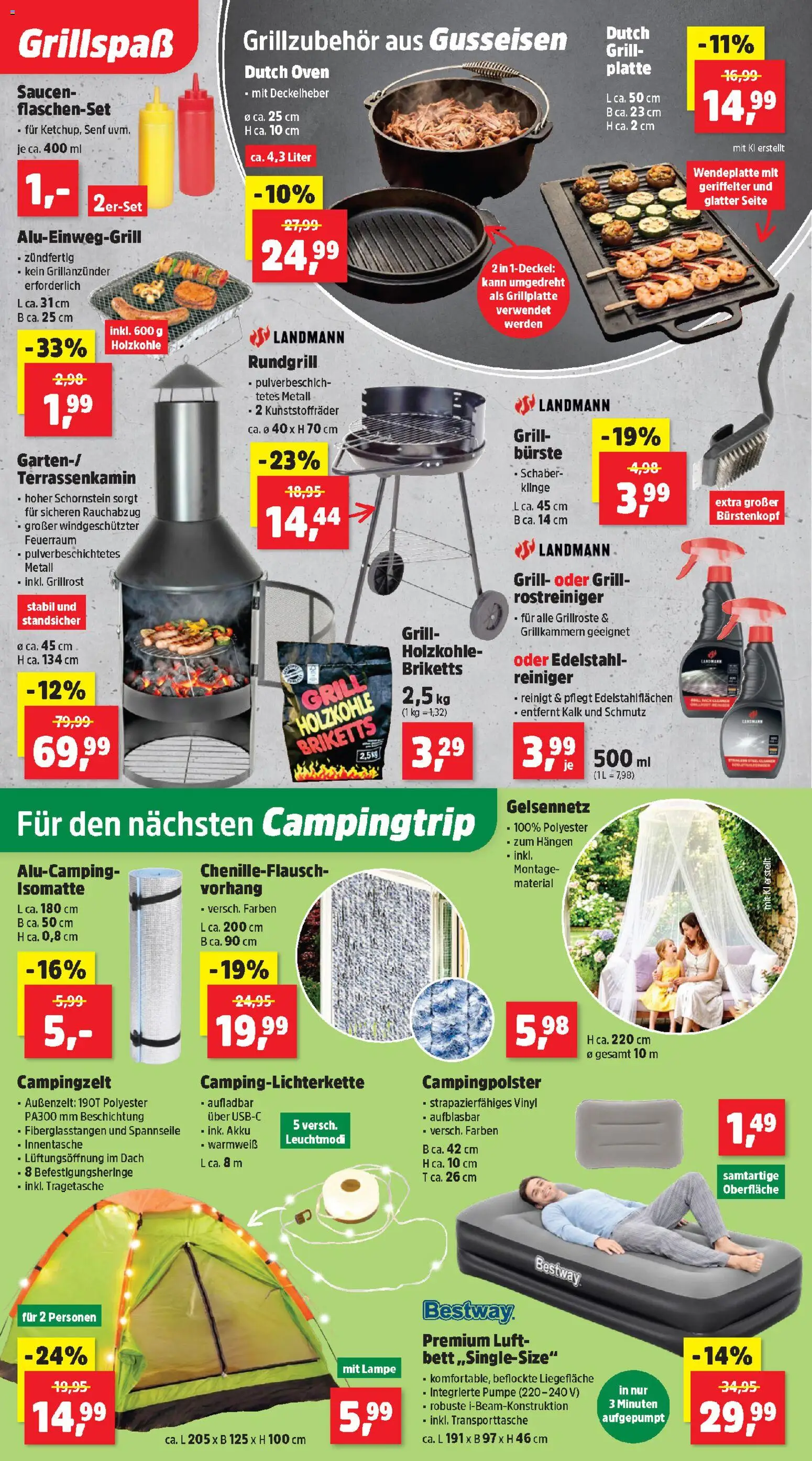 Thomas Philipps Flugblatt gültig ab 29.06.2026 | Seite: 8 | Produkte: Grill, Bett, Lampe, Bürste